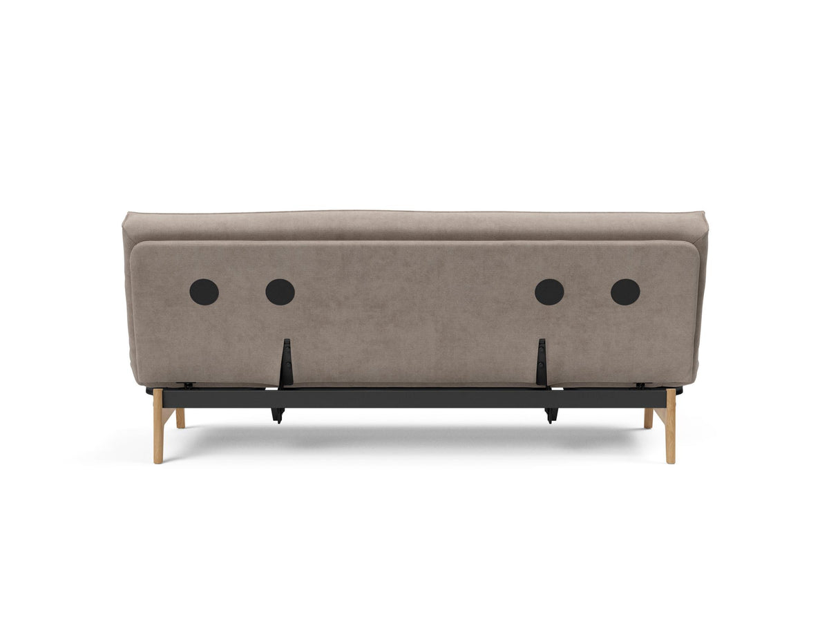 Aslak 120 Bettsofa Sharp Plus Cover Soft Spring in 318 Cordufine Beige präsentiert im Onlineshop von KAQTU Design AG. Bettsofa ist von Innovation Living