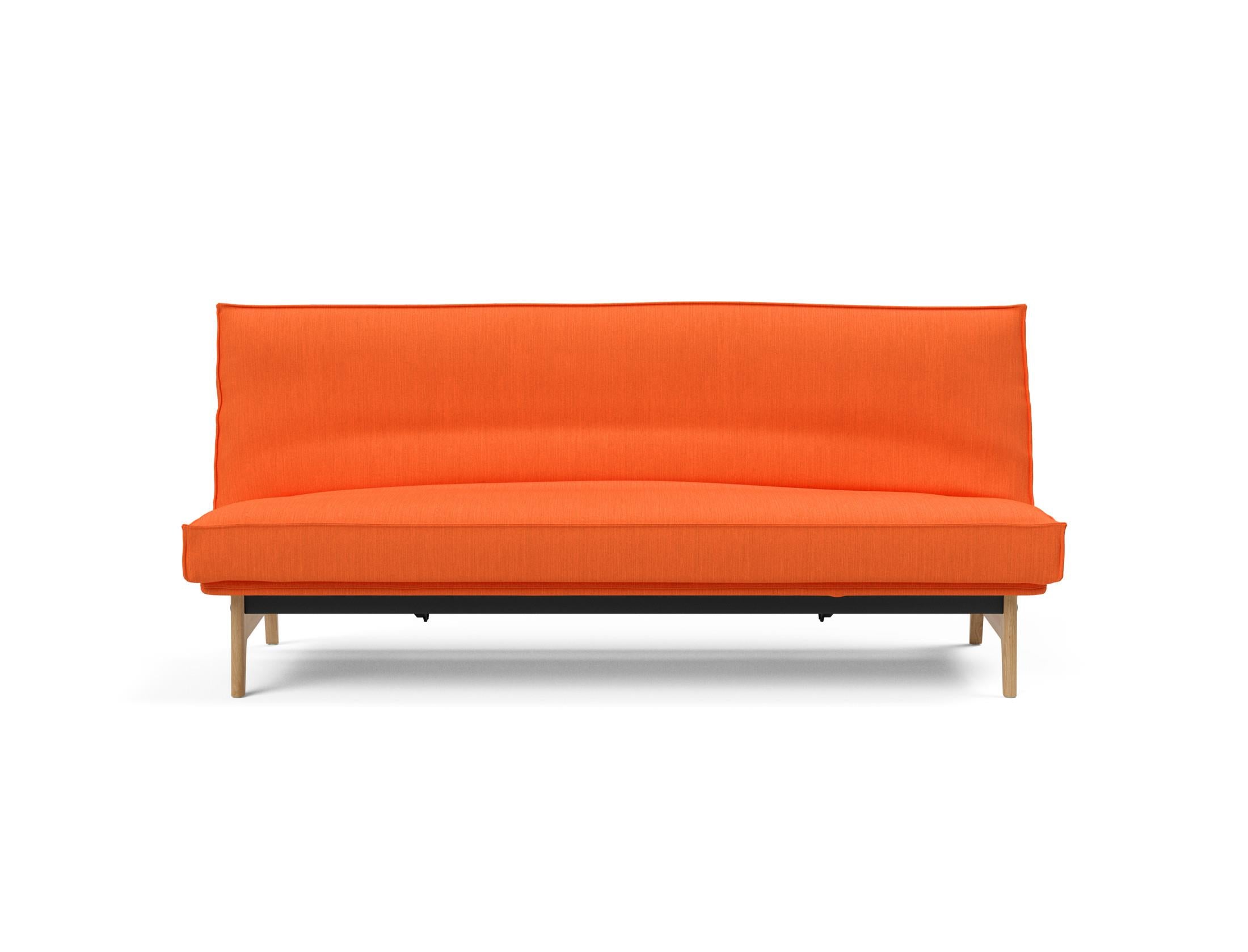 Stylisches Aslak 120 Bettsofa mit elegantem Sharp Plus Cover und Soft Spring Gestellbezug, ideal für vielseitige Wohnkonzepte.