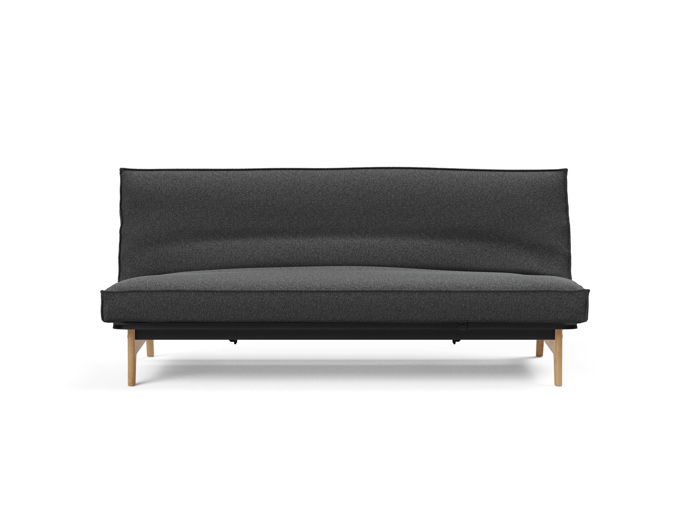 Modernes Aslak 120 Bettsofa mit weichem Sharp Plus Bezug, ideal für gemütliche Abende und stilvolle Wohnräume.