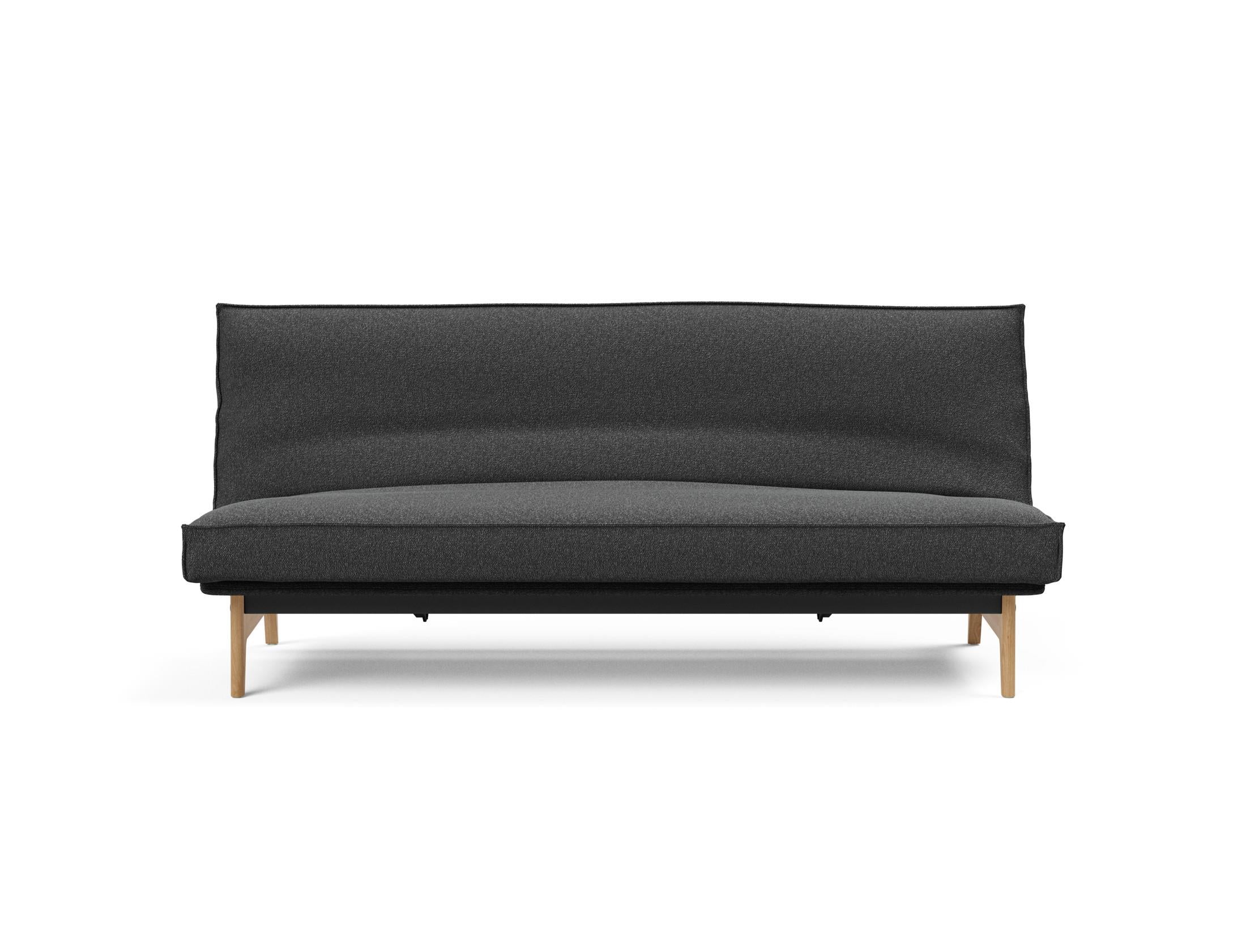 Stylisches Aslak 120 Bettsofa in modernem Design, ausgestattet mit einem weichen Sharp Plus Bezug und einem stabilen Soft Spring Gestell.