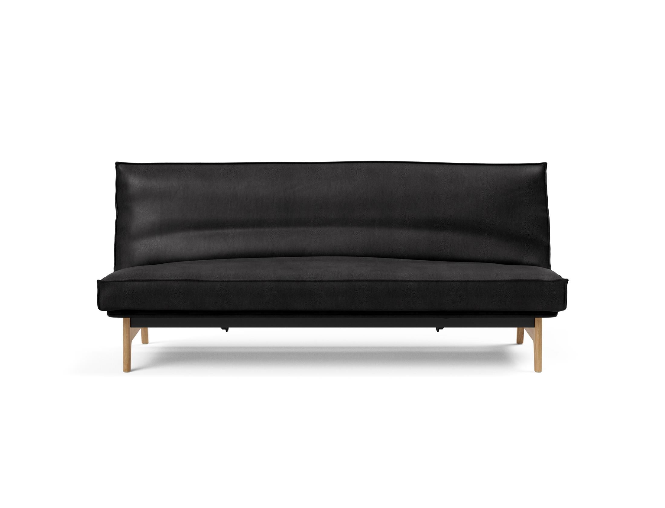 Stylisches Aslak 120 Bettsofa in modernem Design, ausgestattet mit einem weichen Sharp Plus Bezug und einem stabilen Soft Spring Gestell.