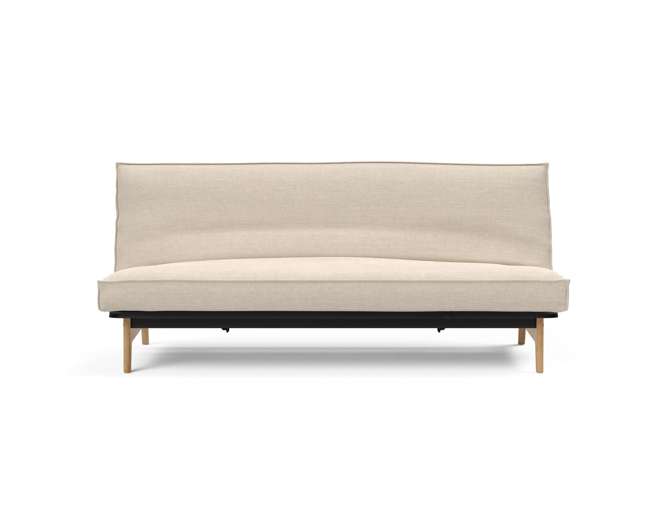 Modernes Aslak 120 Bettsofa mit elegantem Sharp Plus Bezug, perfekt für entspannte Stunden und stilvolle Wohnräume.