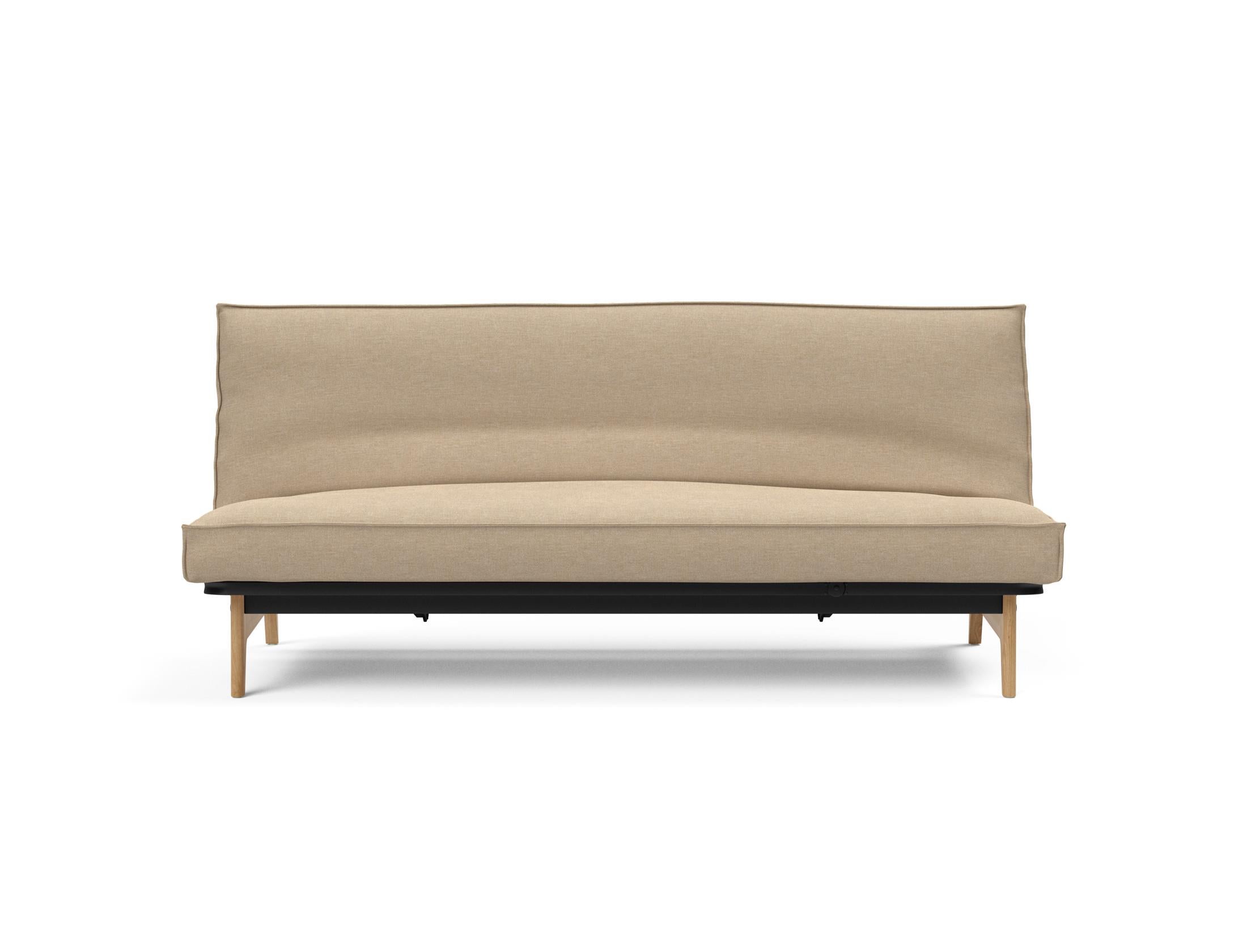 Stylisches Aslak 120 Bettsofa mit weichem Sharp Plus Bezug, ideal für gemütliche Abende und modernes Wohndesign.
