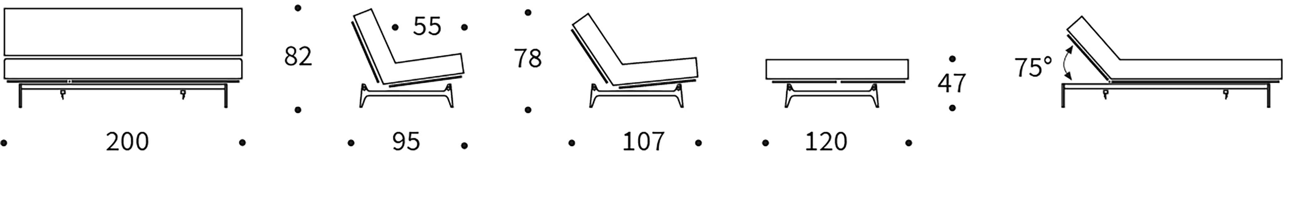 Erleben Sie das Aslak 120 Bettsofa Sharp Plus Cover: stilvolles, funktionales Design, herausragender Komfort und umweltfreundliche Materialien für Ihr Zuhause.