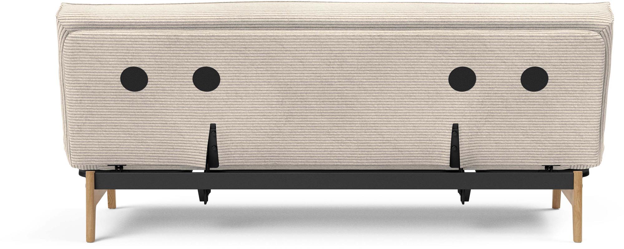 Erleben Sie das Aslak 120 Bettsofa Sharp Plus Cover Classic von Innovation Living – stilvoll, funktional und ideal für kleine Räume.