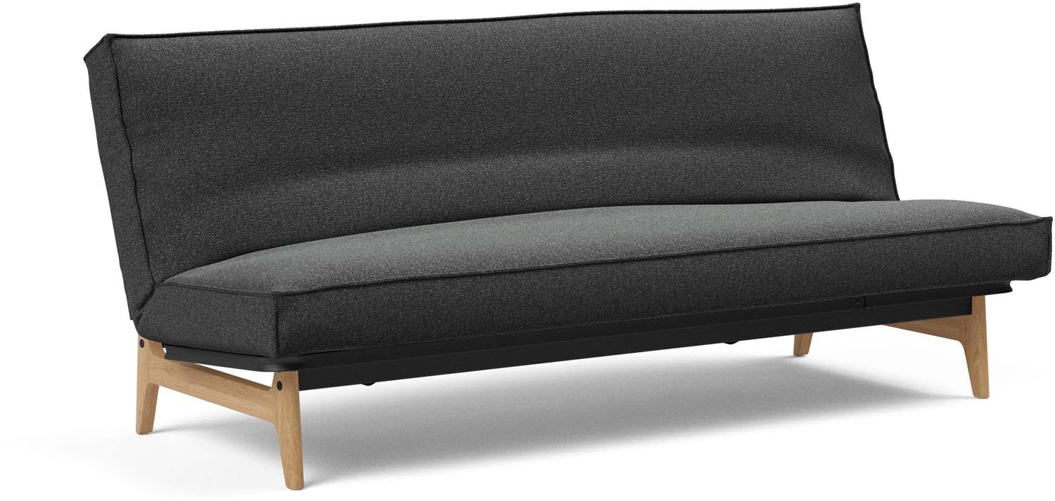 Aslak 120 Bettsofa Sharp Plus Cover: stilvolles Schlafsofa mit hochwertigem Bezug, ideal für kleine Räume und flexible Einrichtungsideen.