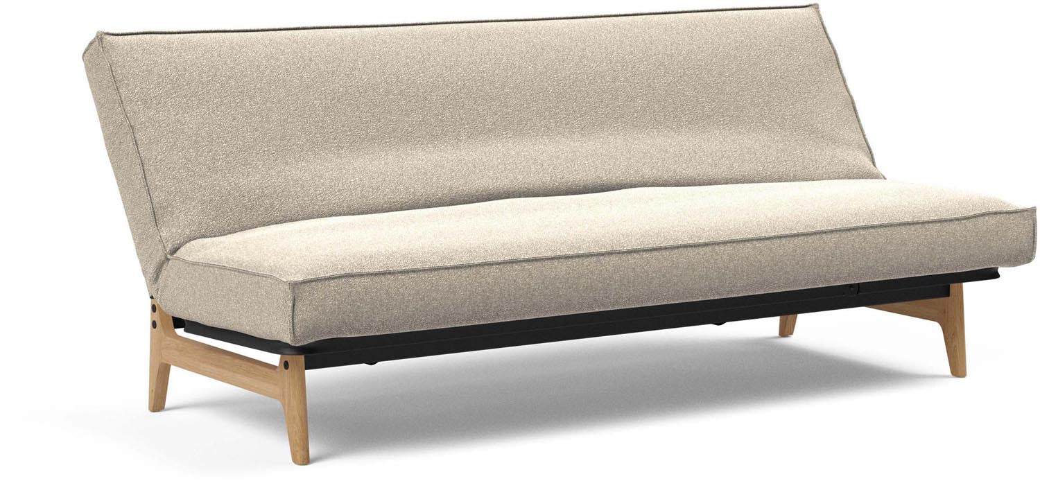 Aslak 120 Bettsofa Sharp Plus Cover: stilvolles Schlafsofa mit hochwertigem Bezug, ideal für kleine Räume und flexible Einrichtungsideen.