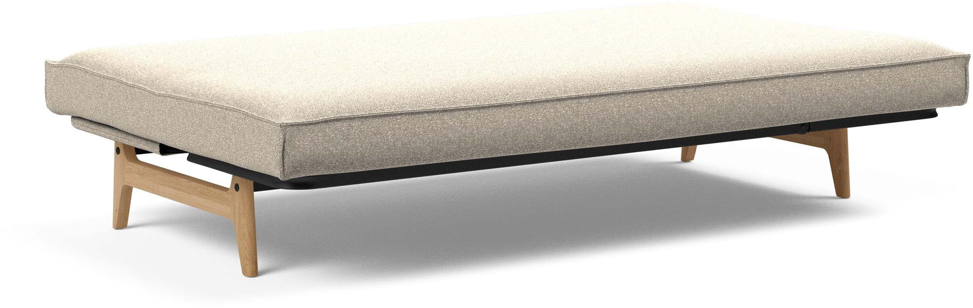 Aslak 120 Bettsofa Sharp Plus Cover: stilvolles Schlafsofa mit hochwertigem Bezug, ideal für kleine Räume und flexible Einrichtungsideen.