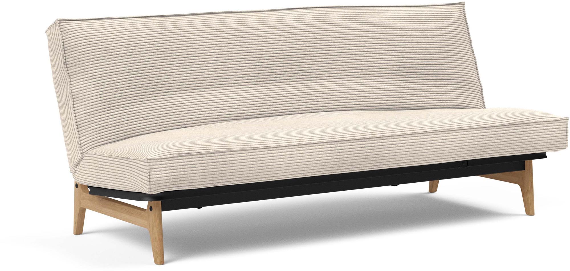 Aslak 120 Bettsofa Sharp Plus Cover: stilvolles Schlafsofa mit hochwertigem Bezug, ideal für kleine Räume und flexible Einrichtungsideen.