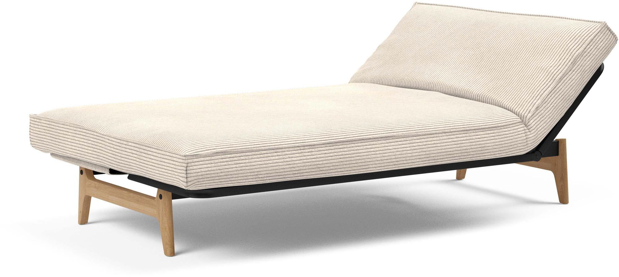 Aslak 120 Bettsofa Sharp Plus Cover: stilvolles Schlafsofa mit hochwertigem Bezug, ideal für kleine Räume und flexible Einrichtungsideen.