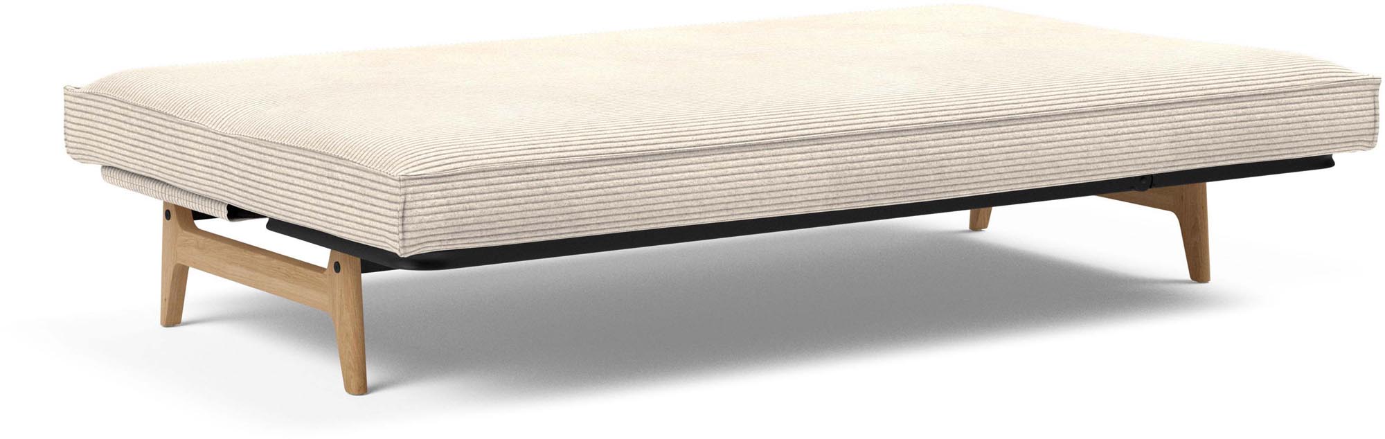 Aslak 120 Bettsofa Sharp Plus Cover: modernes Schlafsofa mit elegantem Design, perfekt für platzsparende Lösungen und vielseitige Wohnkonzepte.