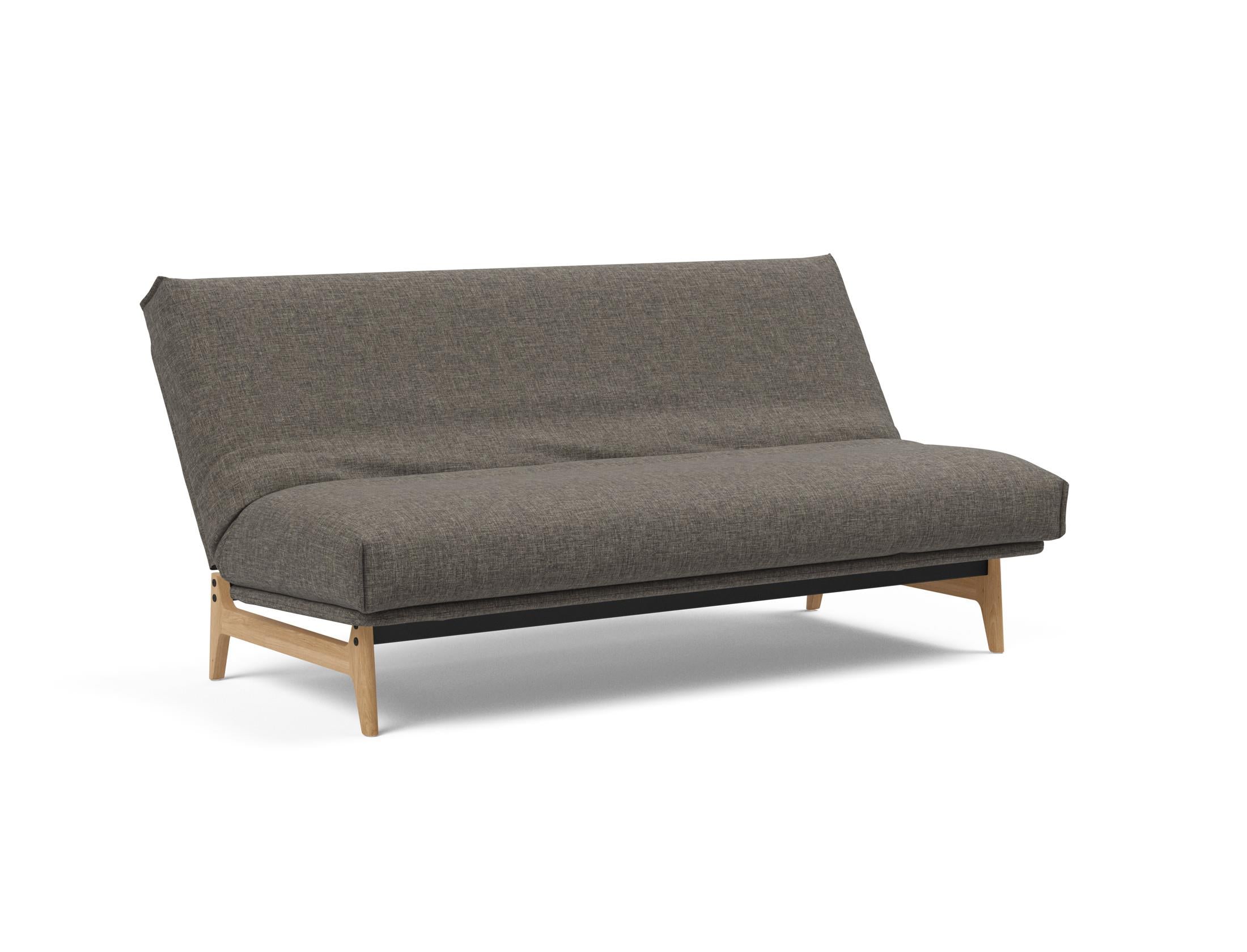 Stylisches Aslak 140 Bettsofa mit Nordic Cover und Soft Spring Matratze – perfekt für gemütliche und moderne Wohnambiente.
