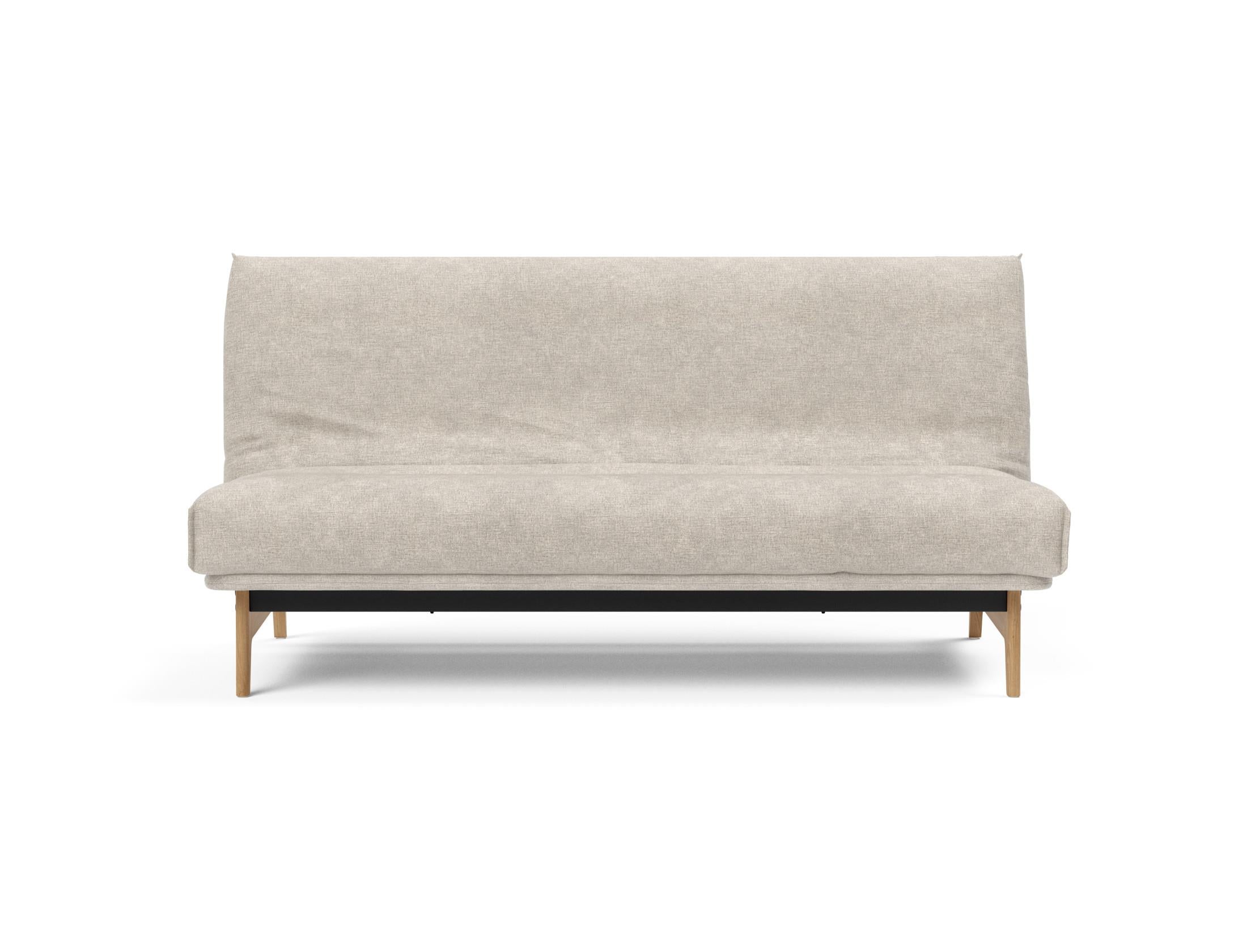 Entdecken Sie das Aslak 140 Bettsofa mit modernem Nordic Cover und bequemer Soft Spring Matratze – ideal für stilvolle Wohnräume.