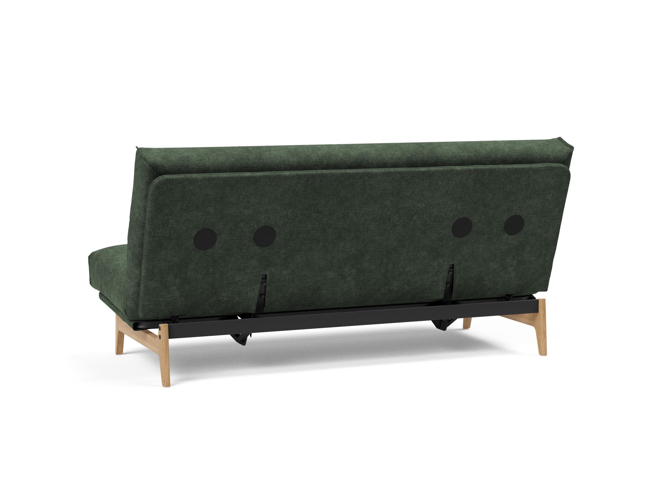 Entdecken Sie das Aslak 140 Bettsofa mit modernem Nordic Cover und bequemer Soft Spring Matratze – ideal für stilvolle Wohnräume.