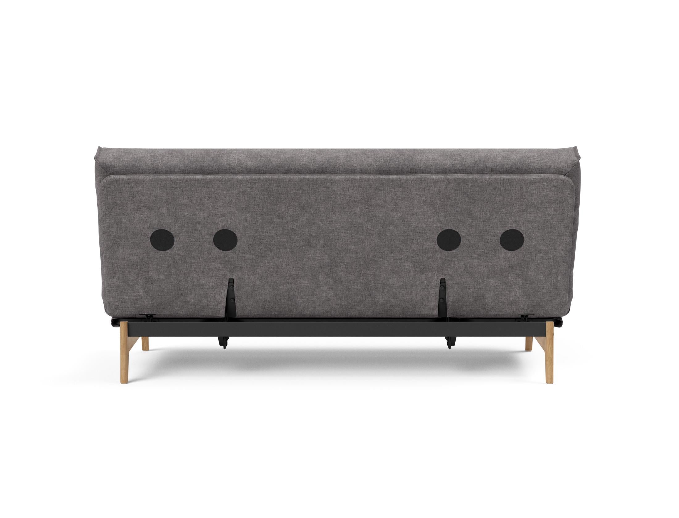 Erleben Sie das Aslak 140 Bettsofa mit elegantem Nordic Cover und luxuriöser Soft Spring Matratze – die perfekte Lösung für Komfort und Stil.