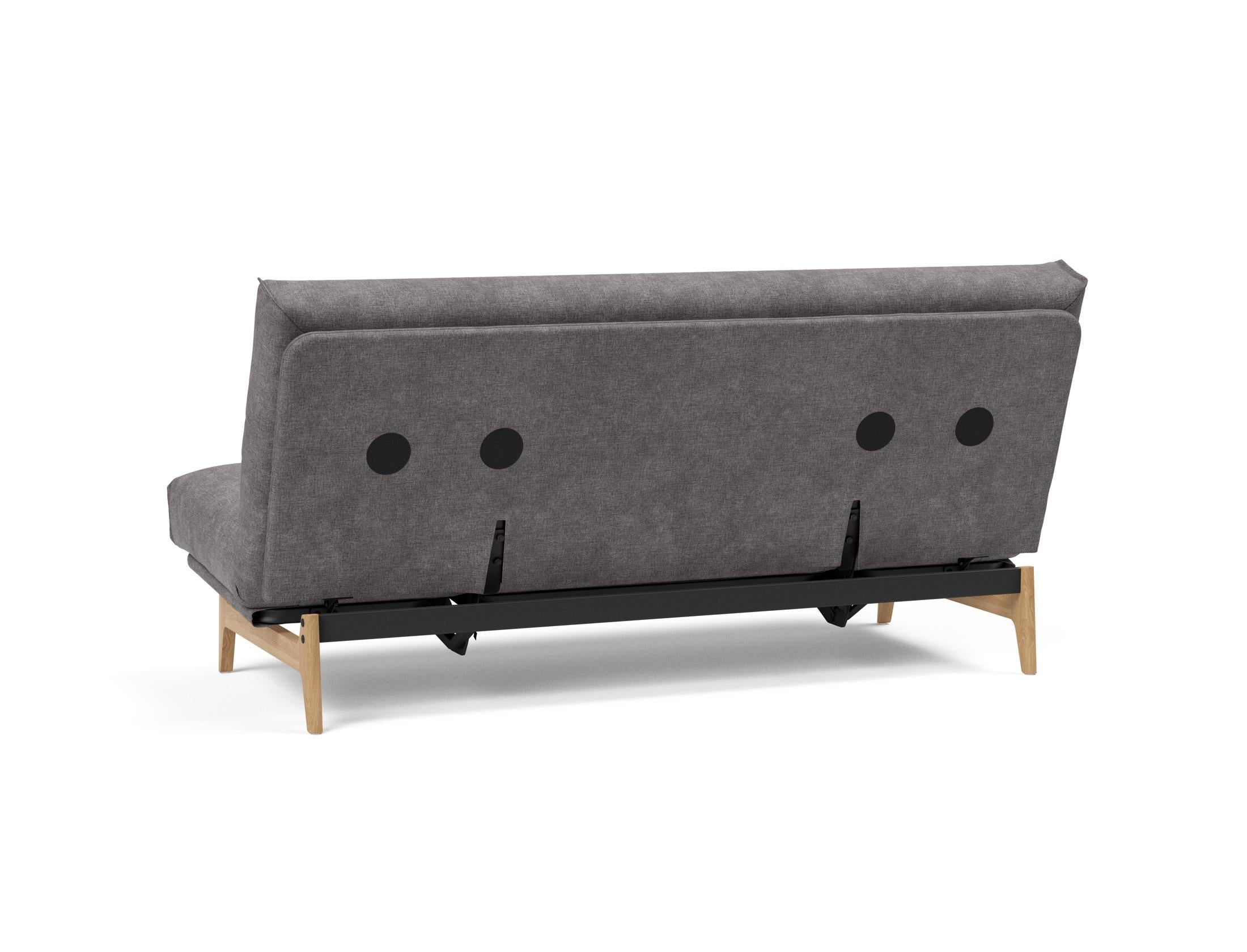 Entdecken Sie das Aslak 140 Bettsofa mit modernem Nordic Cover und bequemer Soft Spring Matratze – ideal für stilvolle Wohnräume.