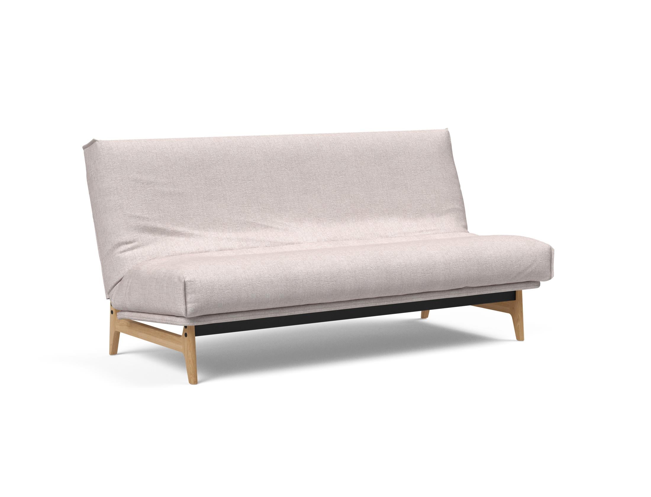 Erleben Sie das Aslak 140 Bettsofa mit elegantem Nordic Cover und luxuriöser Soft Spring Matratze – die perfekte Lösung für Komfort und Stil.