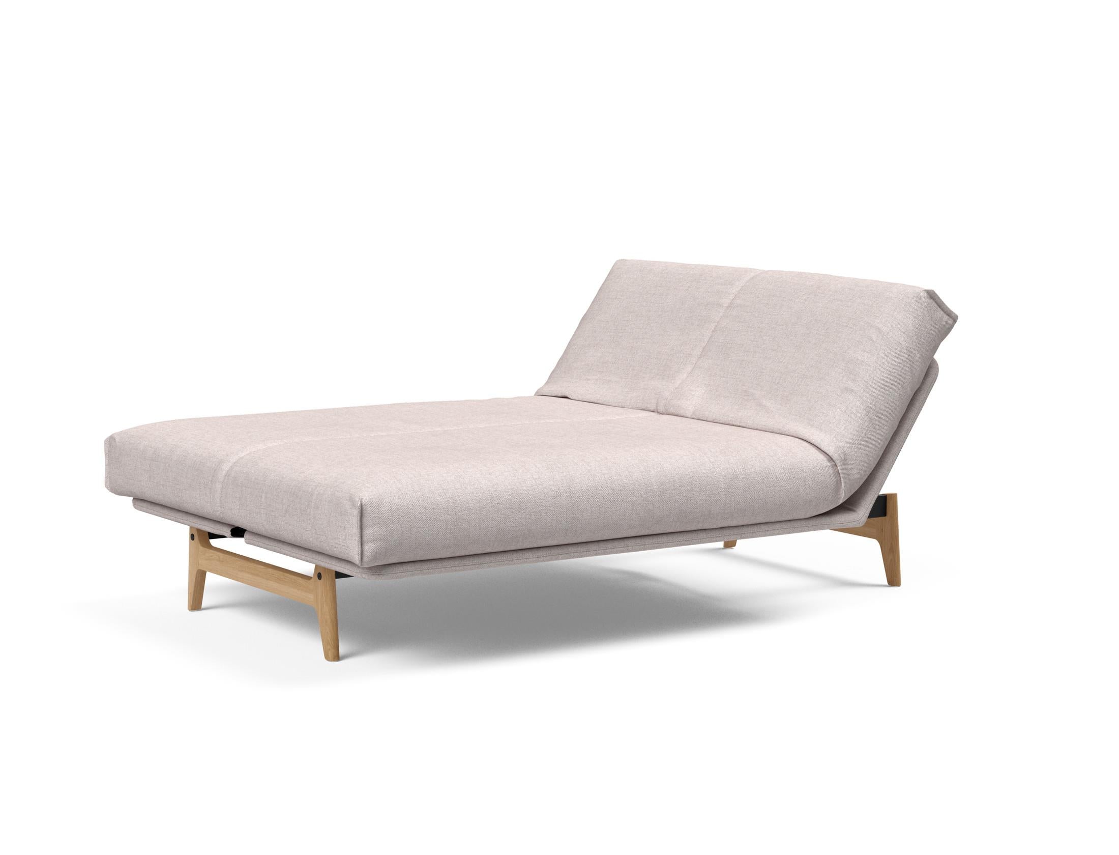 Entdecken Sie das Aslak 140 Bettsofa mit modernem Nordic Cover und bequemer Soft Spring Matratze – ideal für stilvolle Wohnräume.