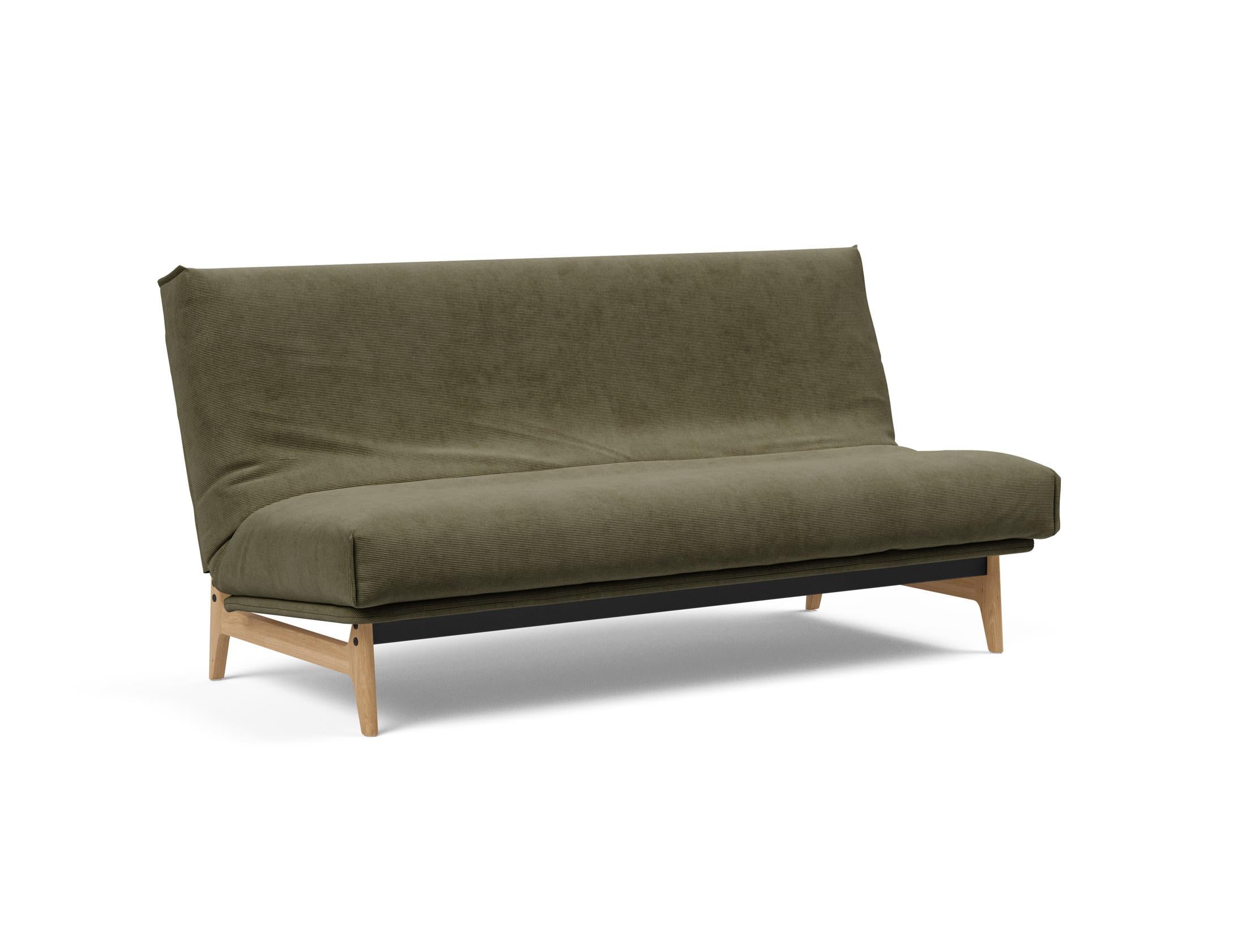 Erleben Sie das Aslak 140 Bettsofa mit elegantem Nordic Cover und luxuriöser Soft Spring Matratze – die perfekte Lösung für Komfort und Stil.