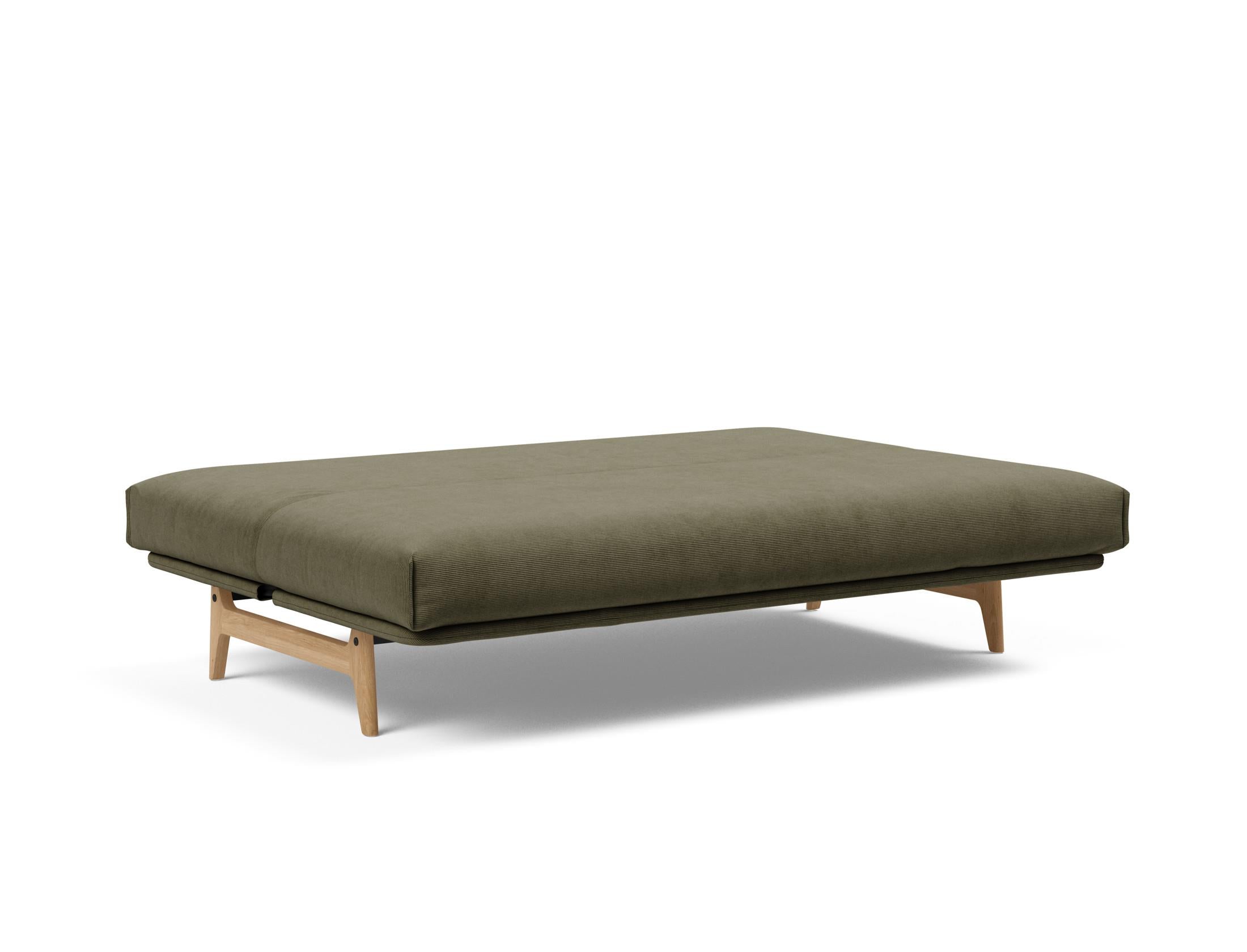 Erleben Sie das Aslak 140 Bettsofa mit elegantem Nordic Cover und luxuriöser Soft Spring Matratze – die perfekte Lösung für Komfort und Stil.