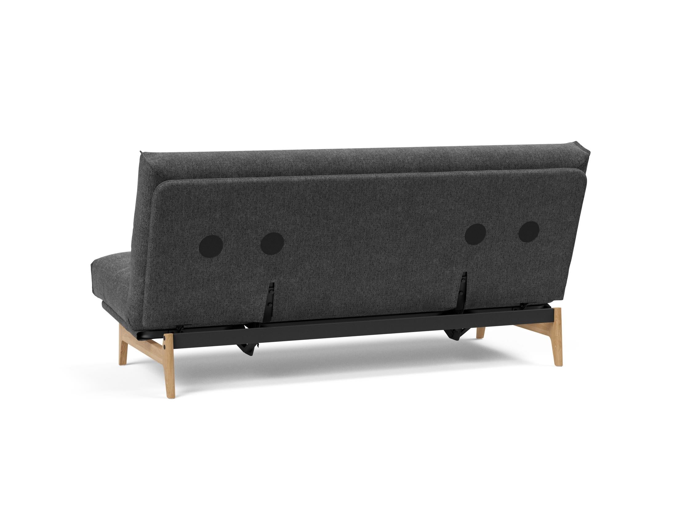 Entdecken Sie das Aslak 140 Bettsofa mit modernem Nordic Cover und bequemer Soft Spring Matratze – ideal für stilvolle Wohnräume.