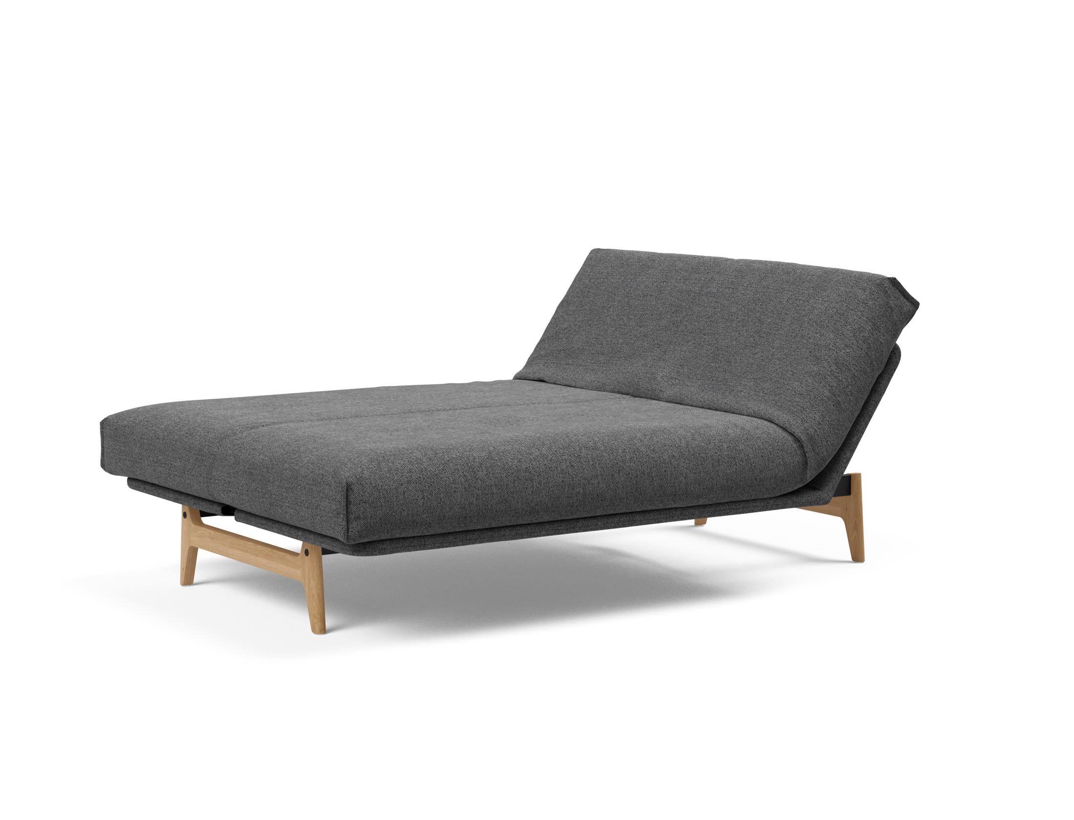 Entdecken Sie das Aslak 140 Bettsofa mit modernem Nordic Cover und bequemer Soft Spring Matratze – ideal für stilvolle Wohnräume.