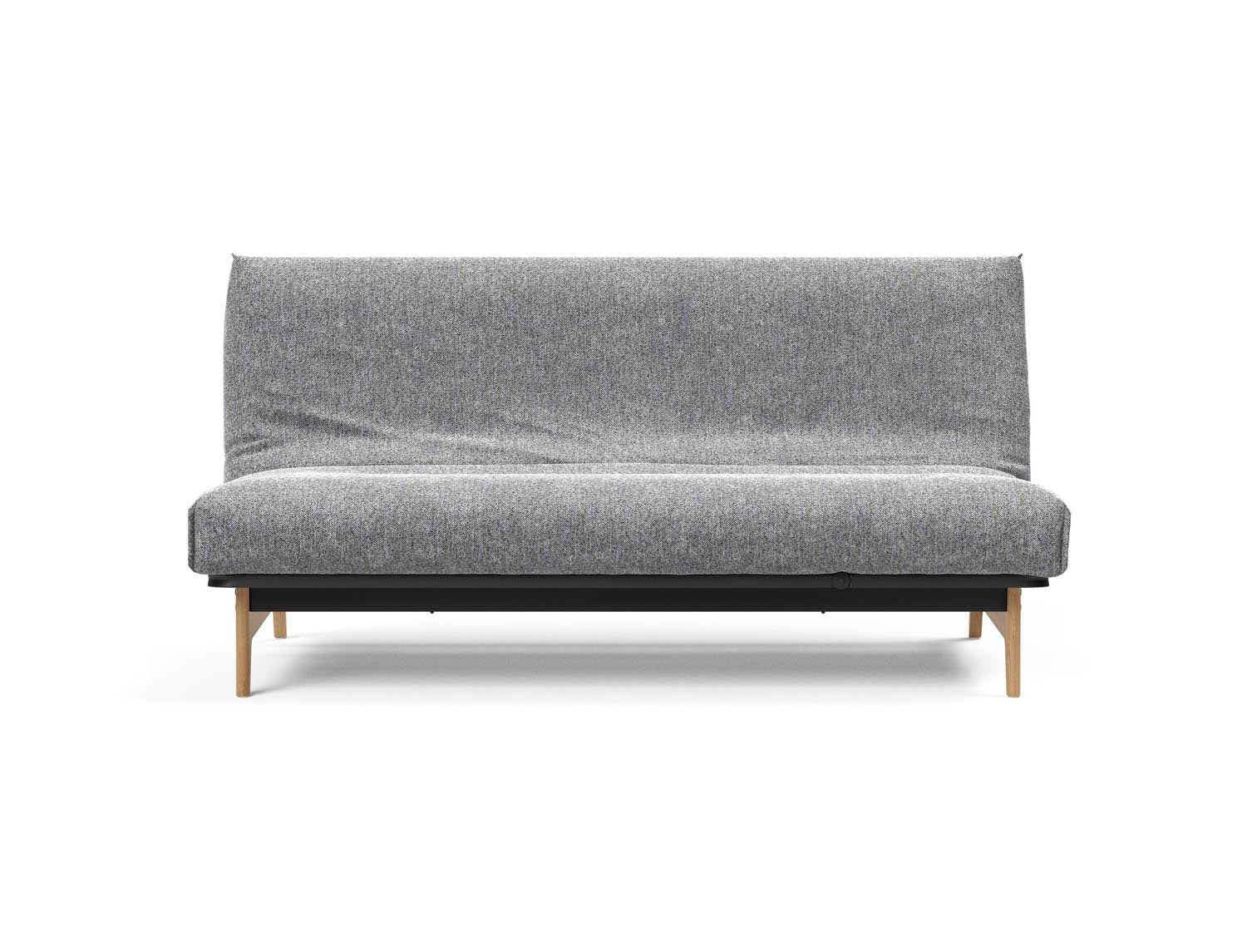 Elegantes Aslak 140 Bettsofa mit Nordic Cover, ideal für gemütliche Abende und flexible Nutzung in zeitgemäßen Wohnräumen.