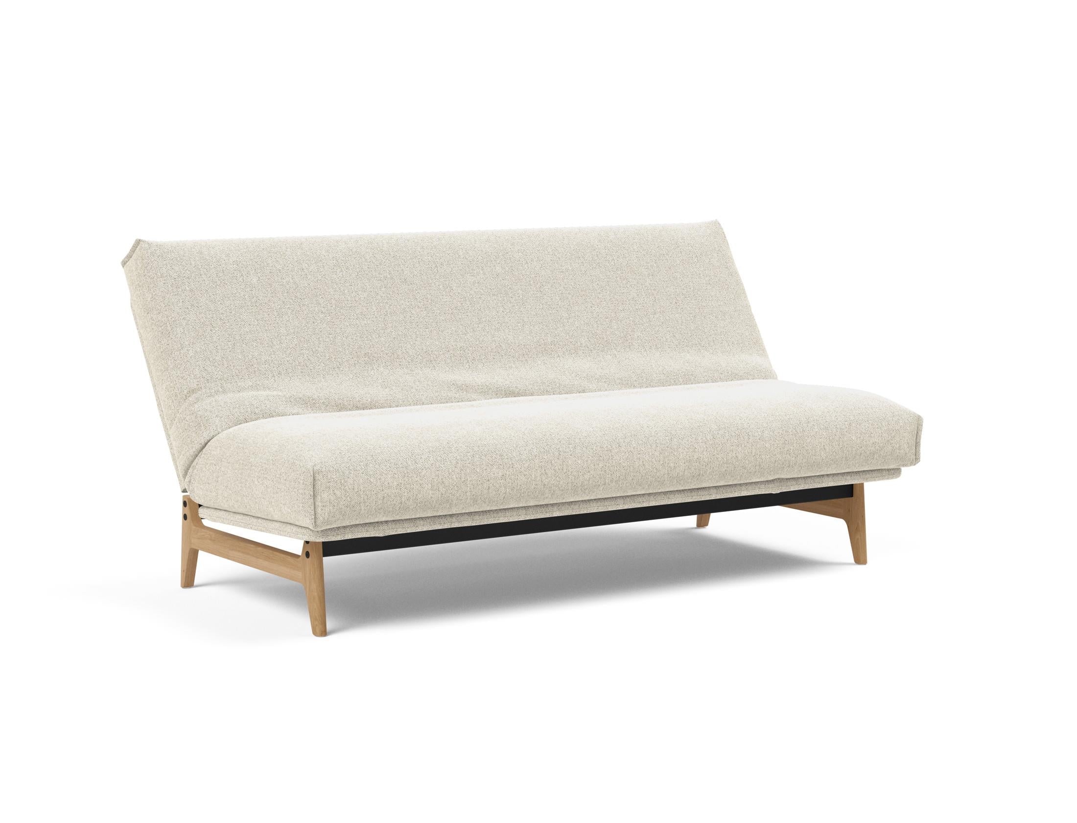 Entdecken Sie das Aslak 140 Bettsofa mit modernem Nordic Cover und bequemer Soft Spring Matratze – ideal für stilvolle Wohnräume.