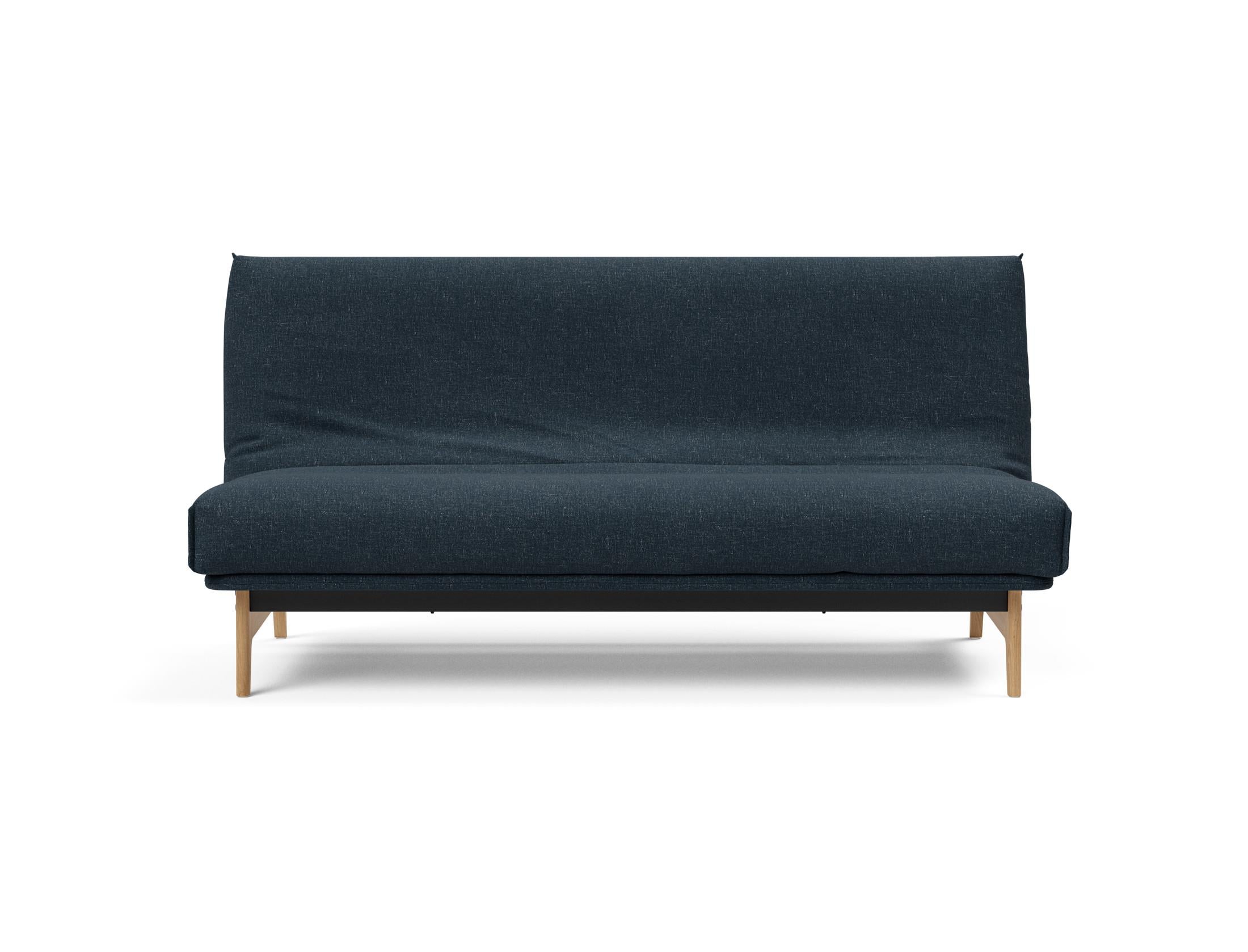 Modernes Aslak 140 Bettsofa mit Nordic Cover und Soft Spring Bezug, perfekt für stilvolle Wohnräume und als praktisches Schlafsofa.