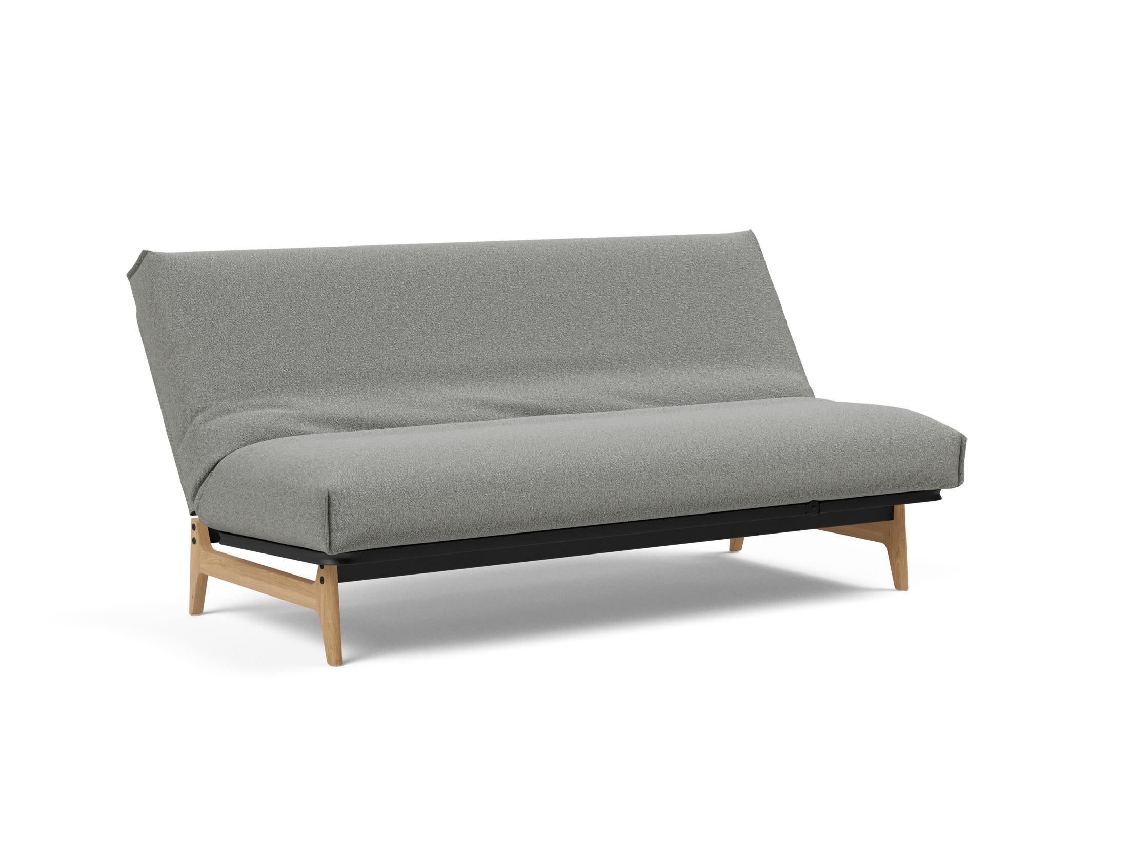 Entdecken Sie das Aslak 140 Bettsofa Nordic Cover: skandinavische Eleganz, vielseitige Matratzenoptionen und langlebige Materialien für höchsten Komfort.