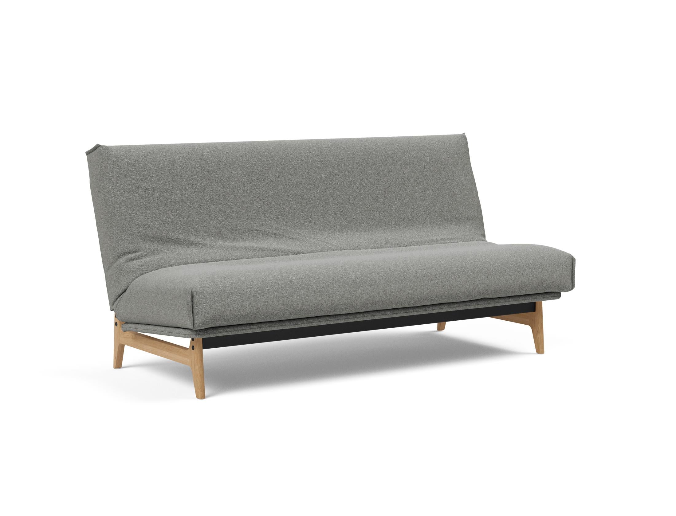 Erleben Sie das Aslak 140 Bettsofa mit elegantem Nordic Cover und luxuriöser Soft Spring Matratze – die perfekte Lösung für Komfort und Stil.