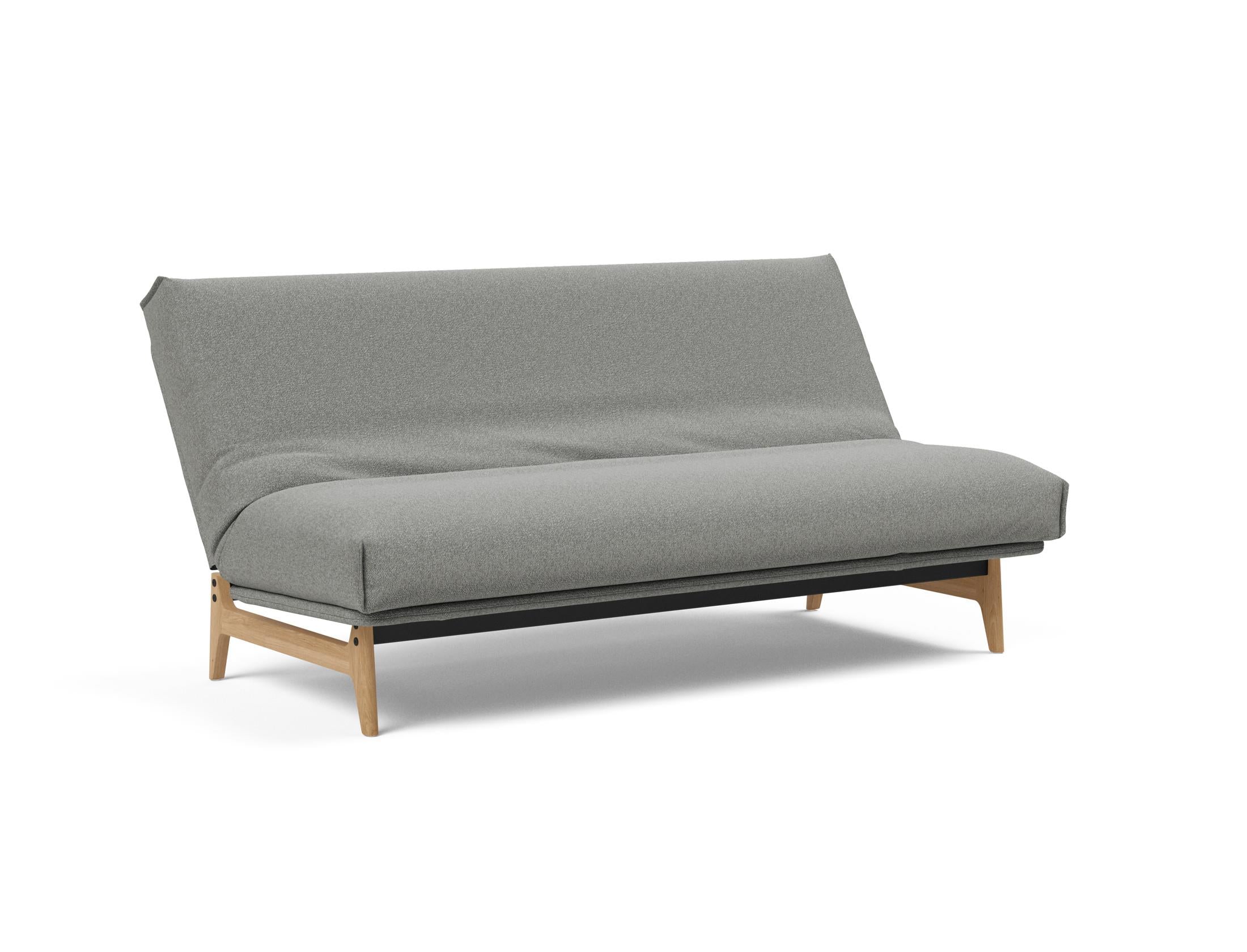 Erleben Sie das Aslak 140 Bettsofa mit elegantem Nordic Cover und luxuriöser Soft Spring Matratze – die perfekte Lösung für Komfort und Stil.