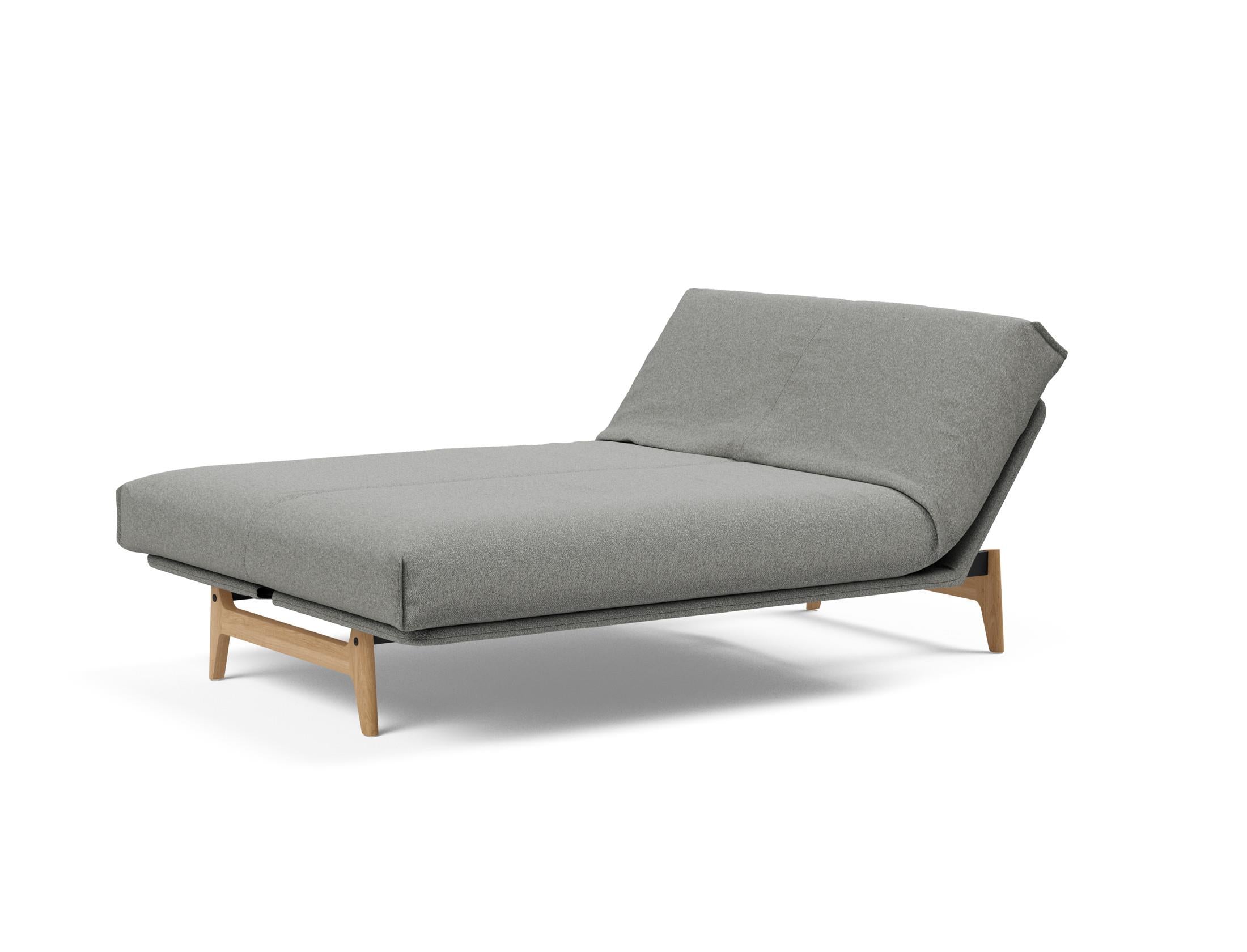 Entdecken Sie das Aslak 140 Bettsofa mit modernem Nordic Cover und bequemer Soft Spring Matratze – ideal für stilvolle Wohnräume.