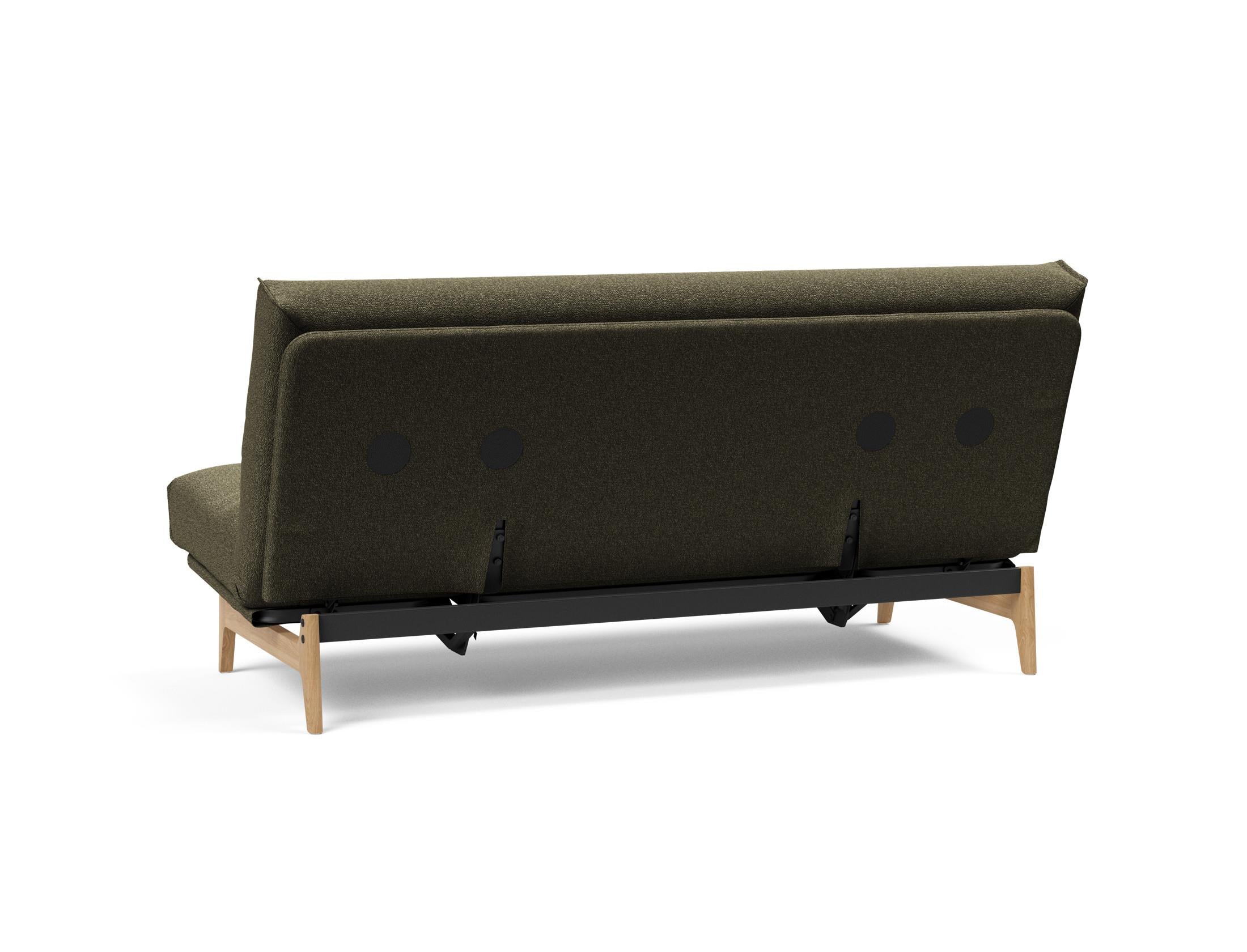 Entdecken Sie das Aslak 140 Bettsofa mit modernem Nordic Cover und bequemer Soft Spring Matratze – ideal für stilvolle Wohnräume.