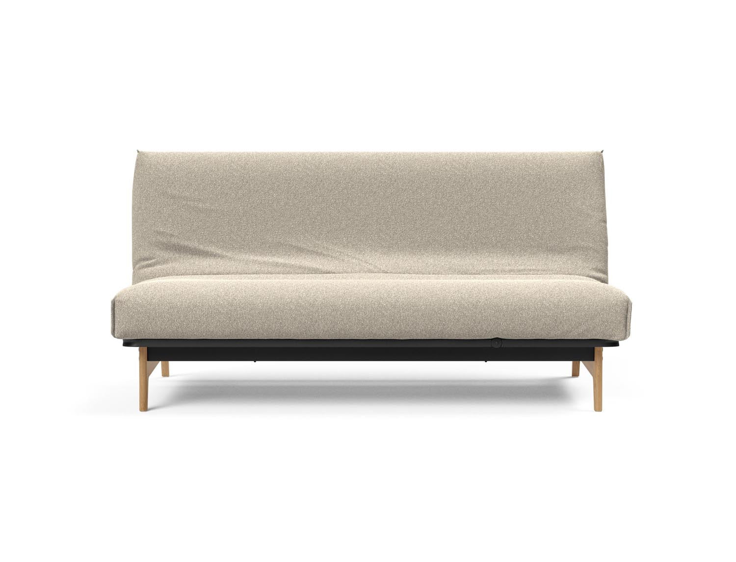 Erleben Sie das Aslak 140 Bettsofa von Innovation Living – modernes skandinavisches Design vereint mit optimalem Schlafkomfort und flexibler Nutzung.