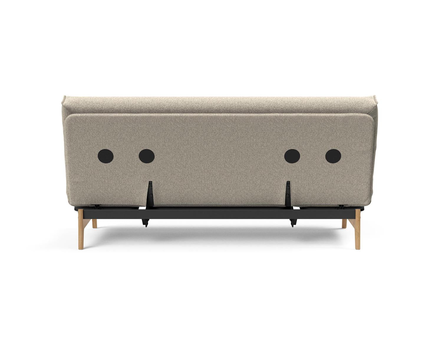 Entdecken Sie das Aslak 140 Bettsofa von Innovation Living – stilvolles skandinavisches Design trifft auf vielseitige Funktionalität und hohen Schlafkomfort.