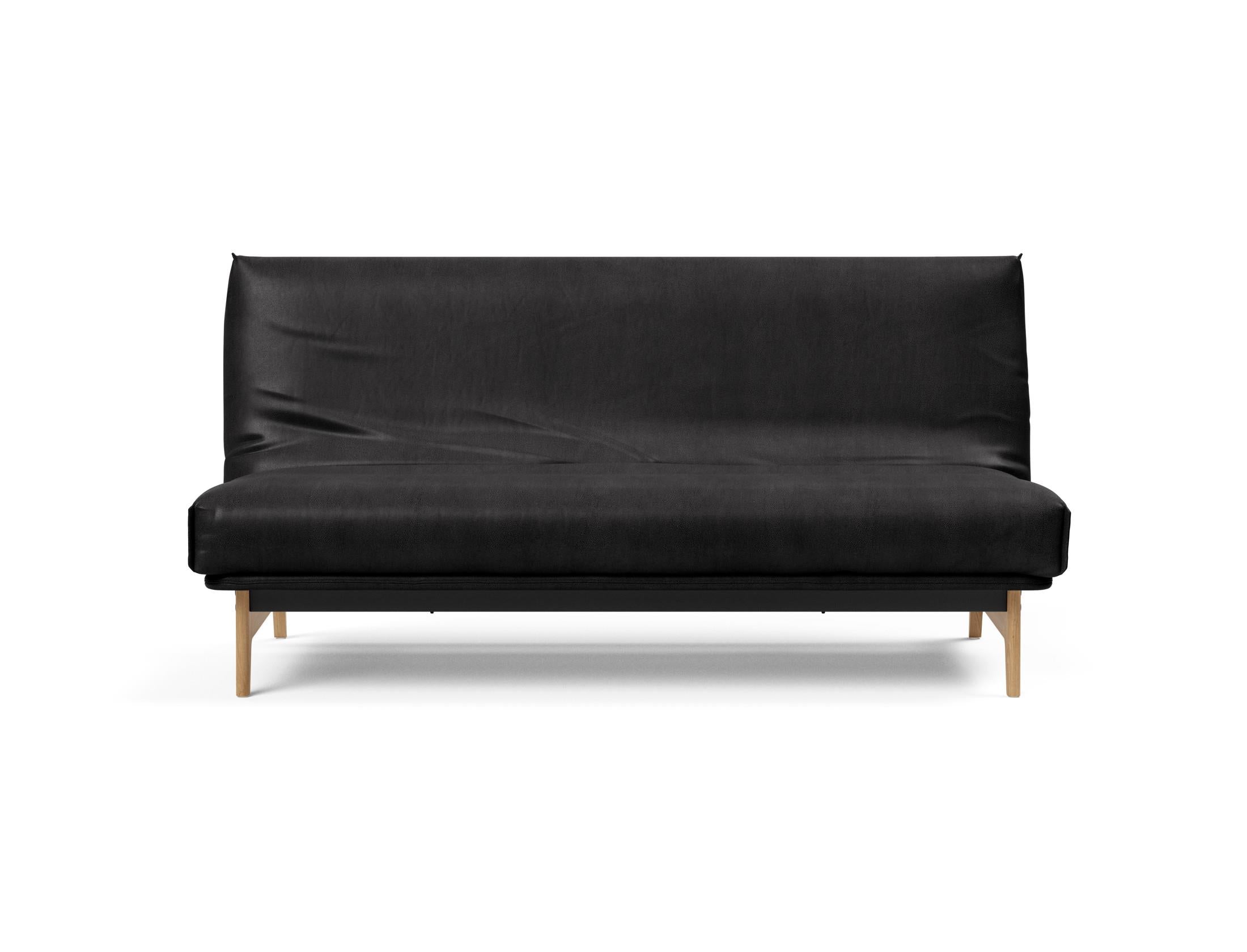 Entdecken Sie das Aslak 140 Bettsofa mit modernem Nordic Cover und bequemer Soft Spring Matratze – ideal für stilvolle Wohnräume.