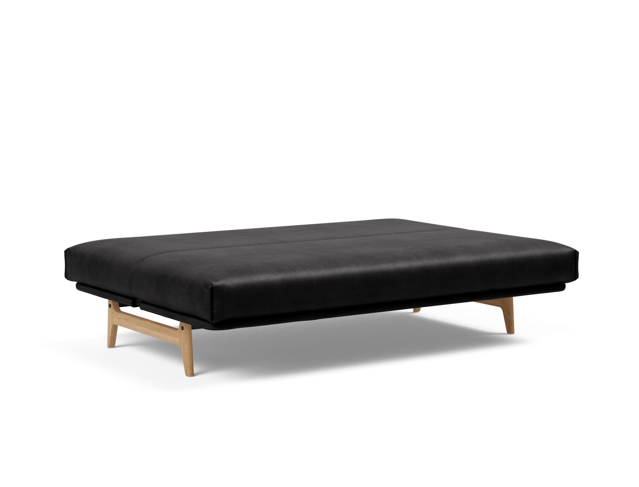 Erleben Sie das Aslak 140 Bettsofa mit elegantem Nordic Cover und luxuriöser Soft Spring Matratze – die perfekte Lösung für Komfort und Stil.