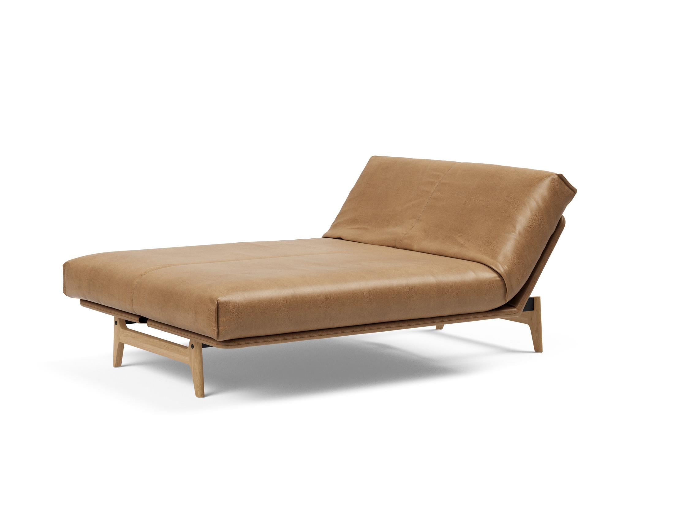 Entdecken Sie das Aslak 140 Bettsofa mit modernem Nordic Cover und bequemer Soft Spring Matratze – ideal für stilvolle Wohnräume.