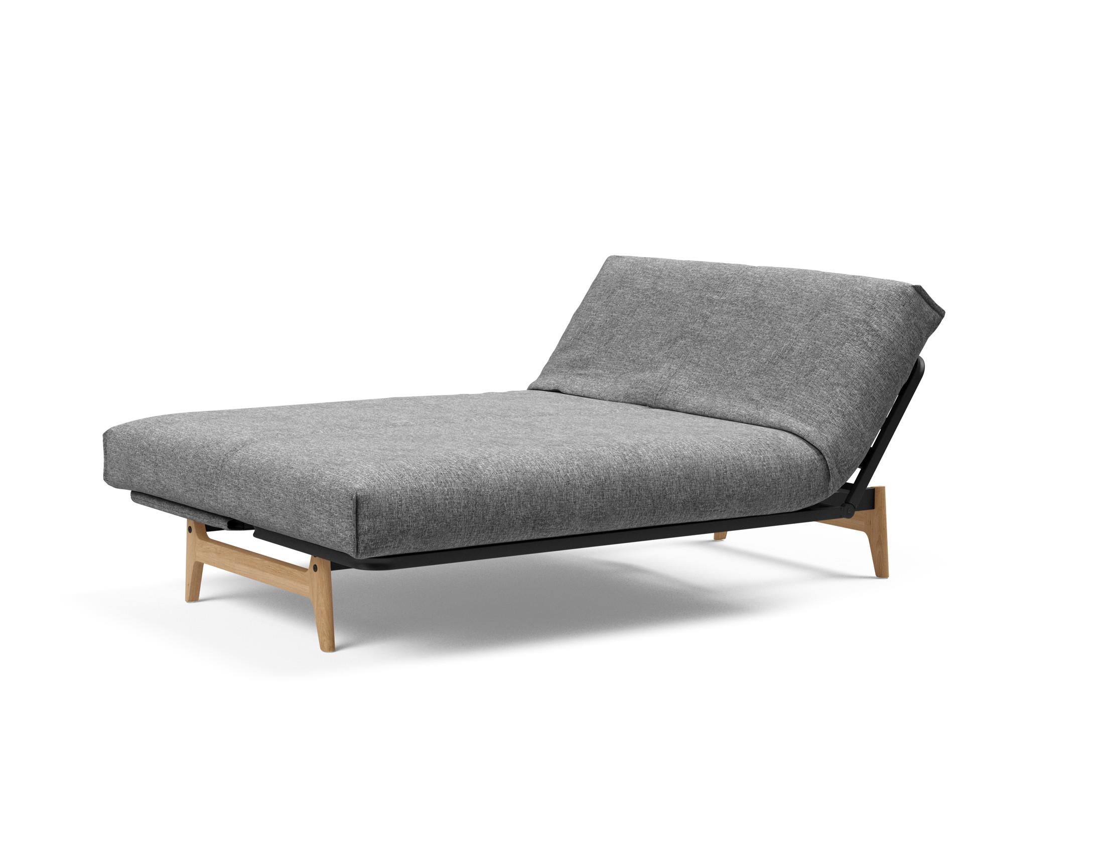 Entdecken Sie das Aslak 140 Bettsofa mit modernem Nordic Cover und bequemer Soft Spring Matratze – ideal für stilvolle Wohnräume.