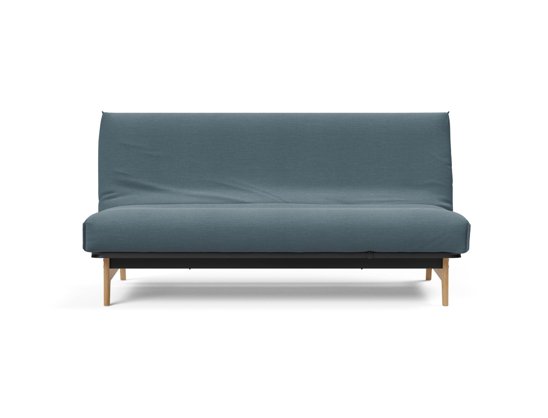 Entdecken Sie das stilvolle Aslak 140 Bettsofa mit Soft Spring Matratze und elegantem Nordic Cover – ideal für jeden Wohnraum.