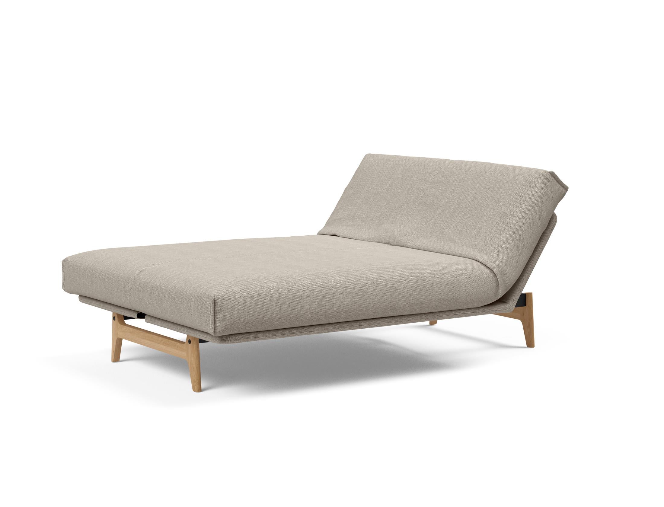 Erleben Sie das Aslak 140 Bettsofa Nordic Cover: stilvolles skandinavisches Design, pflegeleichter Bezug und individuelle Matratzenwahl für optimalen Schlaf.