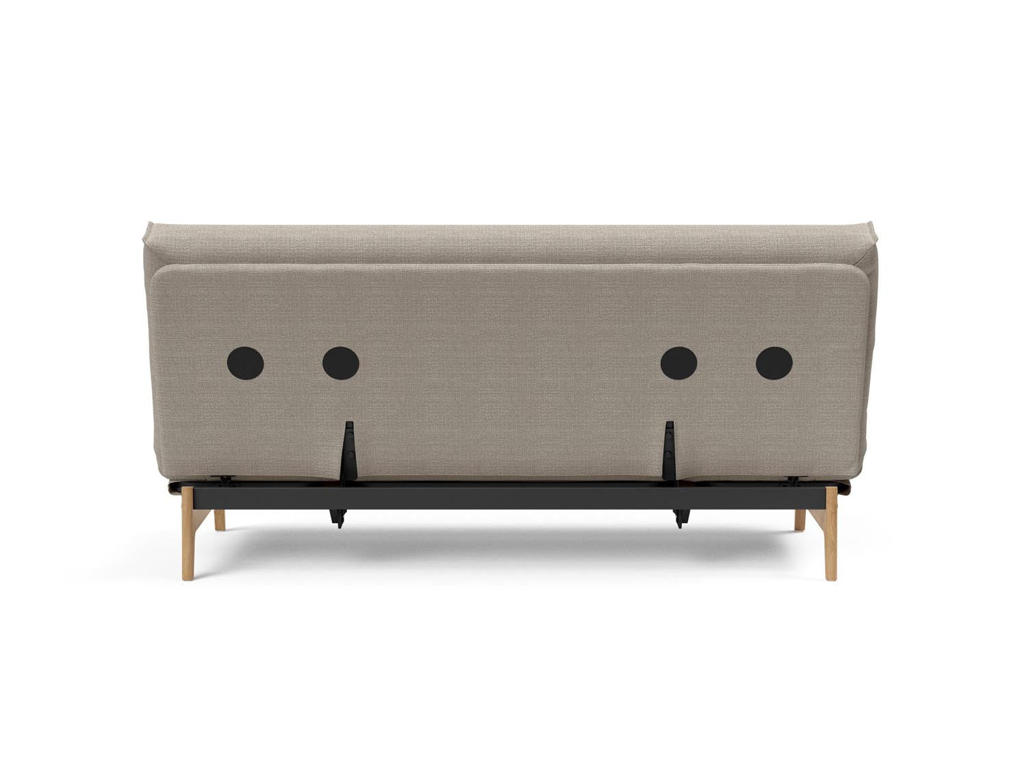 Erleben Sie das Aslak 140 Bettsofa Nordic Cover: stilvolles skandinavisches Design, pflegeleichter Bezug und individuelle Matratzenwahl für optimalen Schlafkomfort.