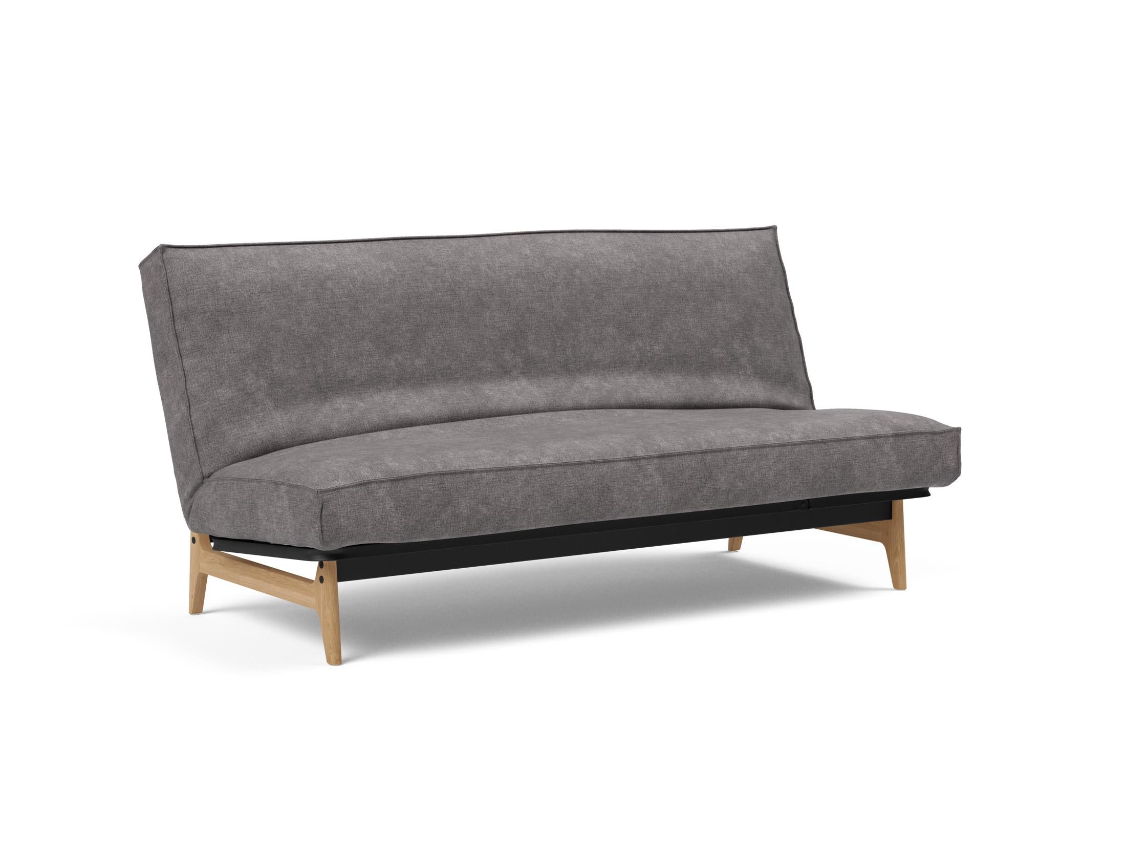 Erleben Sie das Aslak 140 Bettsofa von Innovation Living: modernes Design, hochwertige Soft Spring Matratze und edles Sharp Plus Cover für optimalen Komfort.
