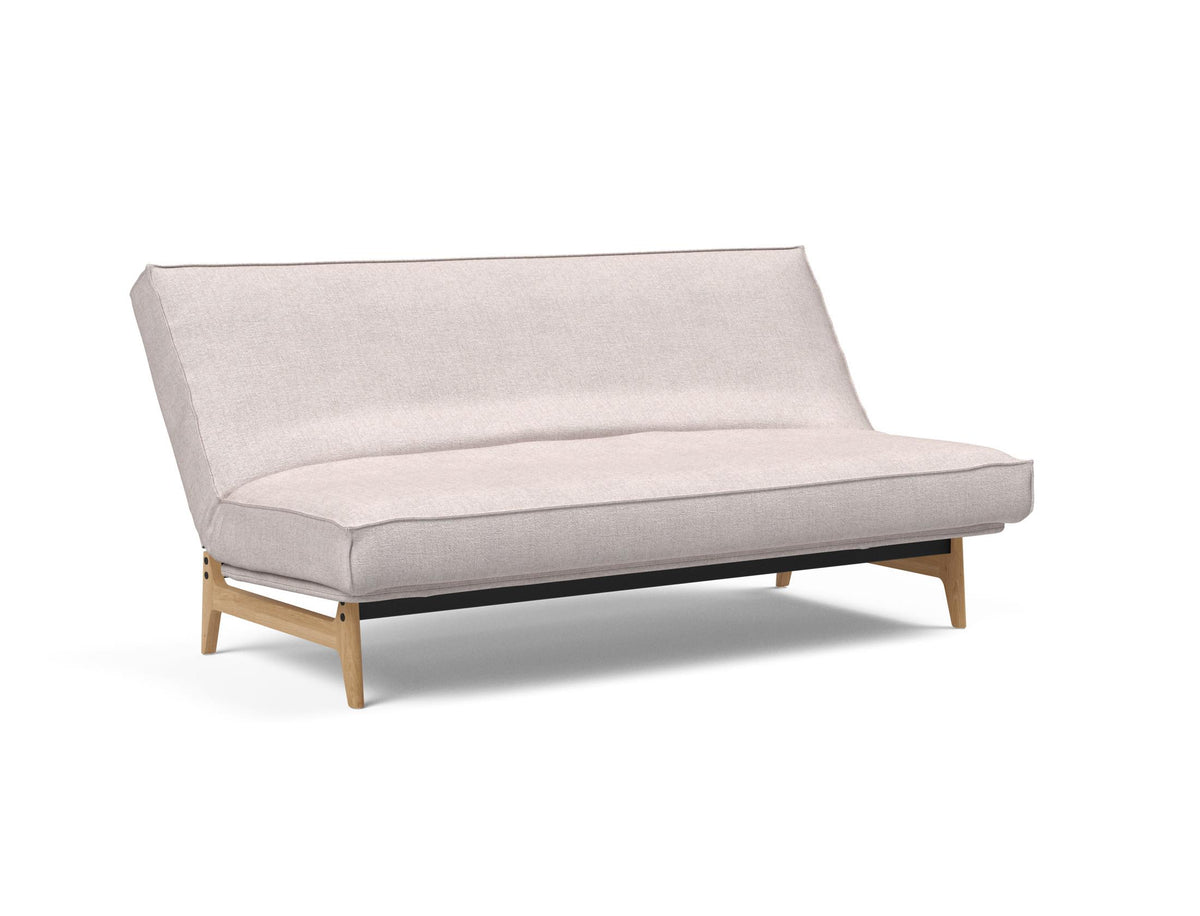 Aslak 140 Bettsofa Sharp Plus Cover mit Gestellbezug Soft Spring in 300 Weda Sand präsentiert im Onlineshop von KAQTU Design AG. Bettsofa ist von Innovation Living