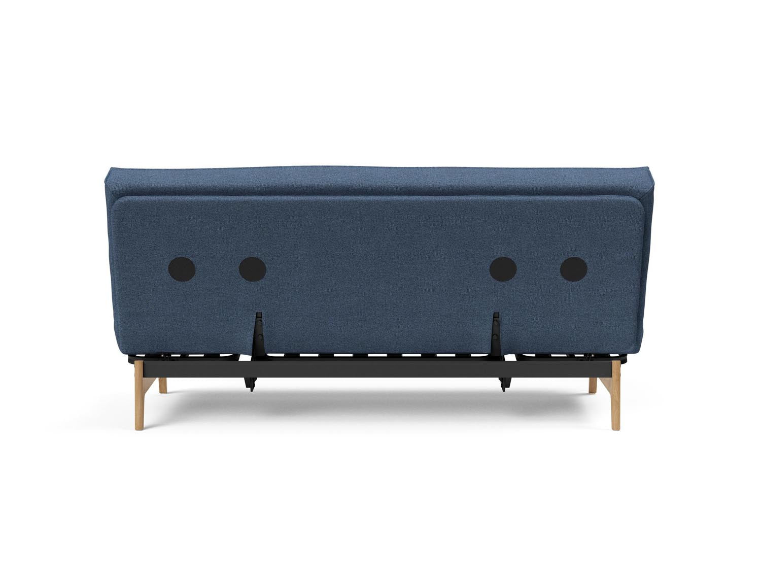 Entdecken Sie das Aslak 140 Bettsofa von Innovation Living: stilvolles Design, bequeme Soft Spring Matratze und elegantes Sharp Plus Cover für höchsten Schlafkomfort.