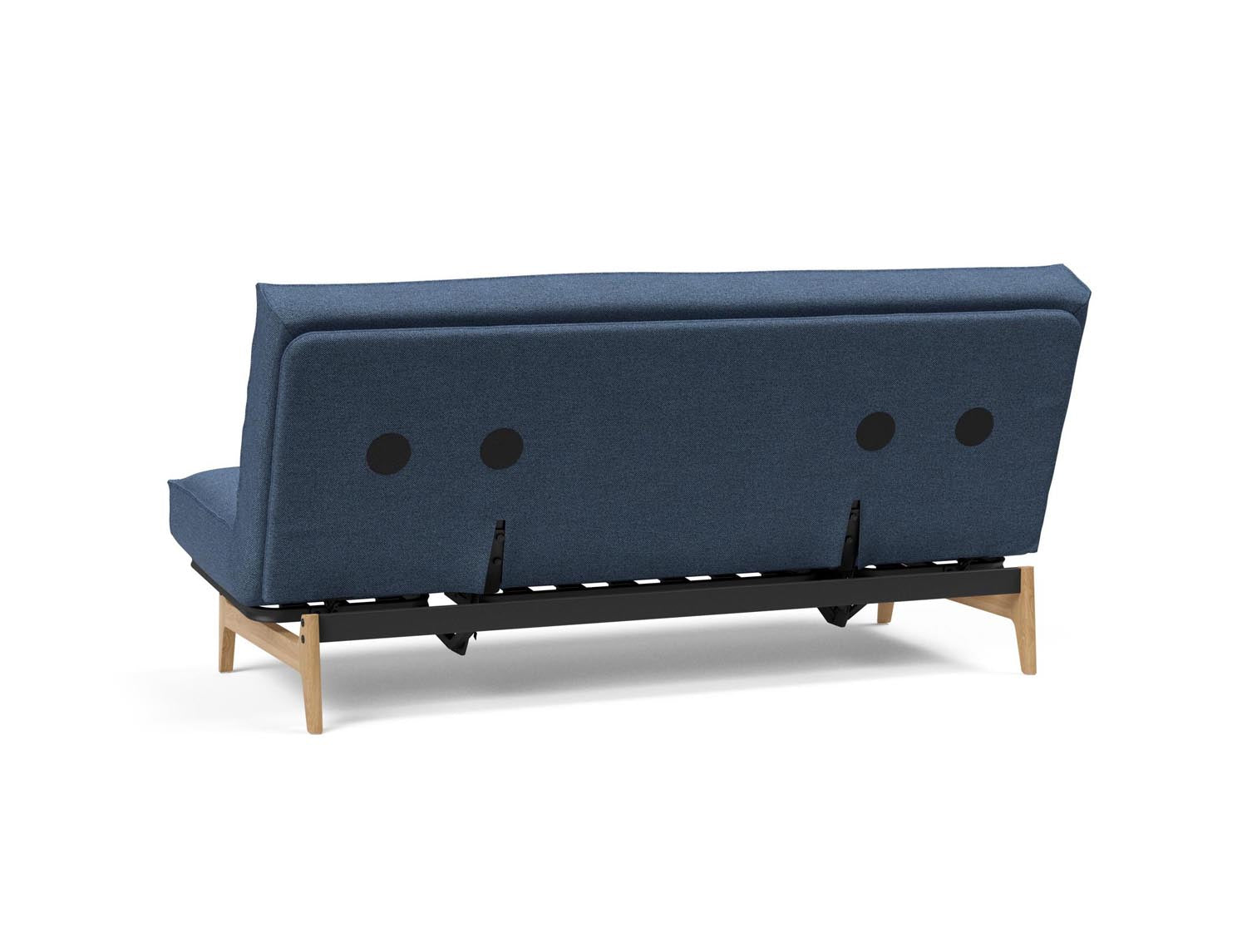 Erleben Sie das Aslak 140 Bettsofa mit Sharp Plus Cover von Innovation Living – modernes Design, abnehmbarer Bezug und luxuriöse Soft Spring Matratze für optimalen Schlafkomfort.