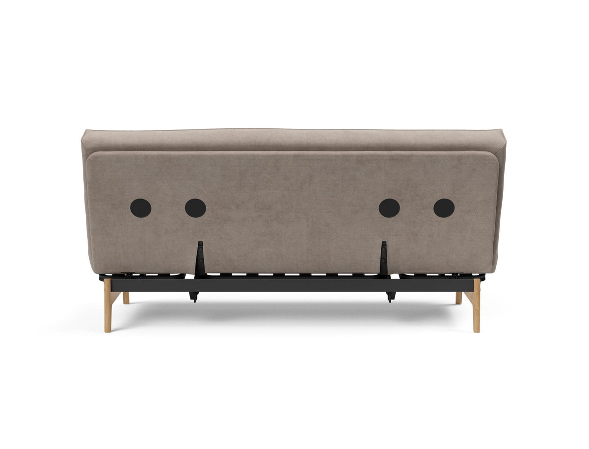 Aslak 140 Bettsofa Sharp Plus Cover Soft Spring in 318 Cordufine Beige präsentiert im Onlineshop von KAQTU Design AG. Bettsofa ist von Innovation Living
