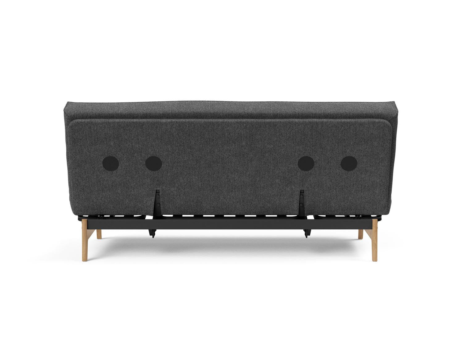 Entdecken Sie das Aslak 140 Bettsofa von Innovation Living: stilvolles Design, bequeme Soft Spring Matratze und elegantes Sharp Plus Cover für höchsten Schlafkomfort.