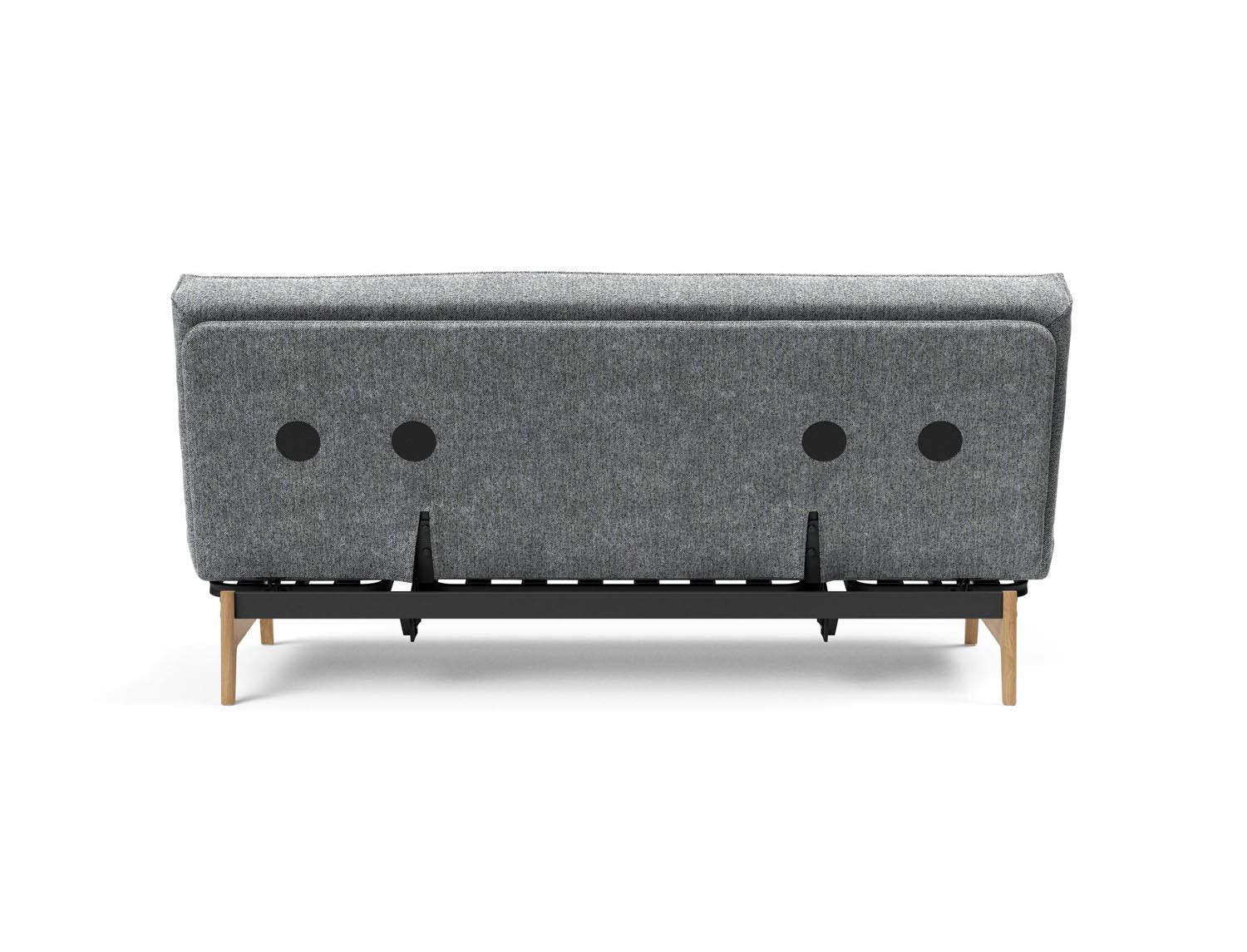 Entdecken Sie das Aslak 140 Bettsofa von Innovation Living: stilvolles Design, bequeme Soft Spring Matratze und elegantes Sharp Plus Cover für höchsten Schlafkomfort.